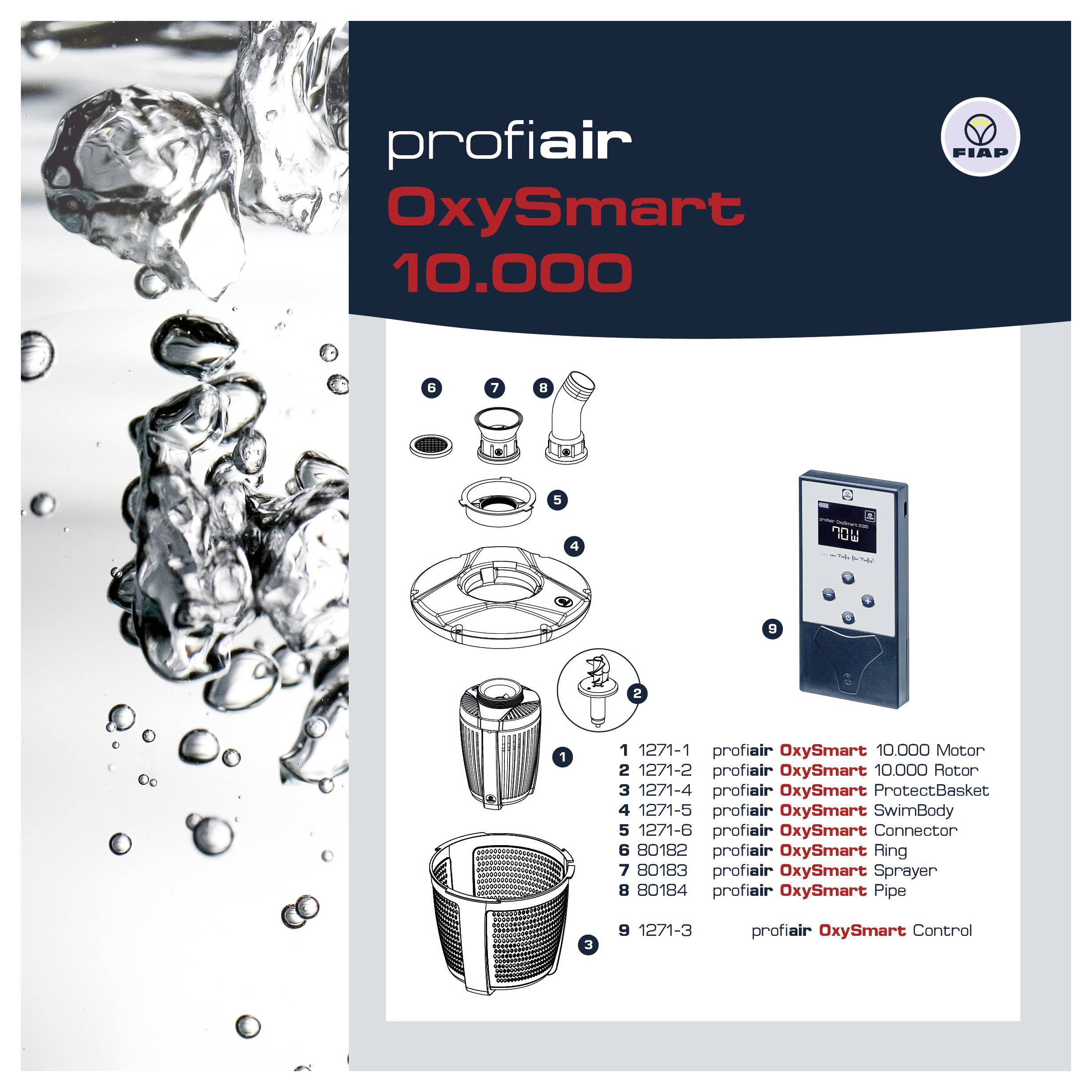 FIAP 1271 profiair OxySmart 10.000 Teichbelüfter 10000 l/h