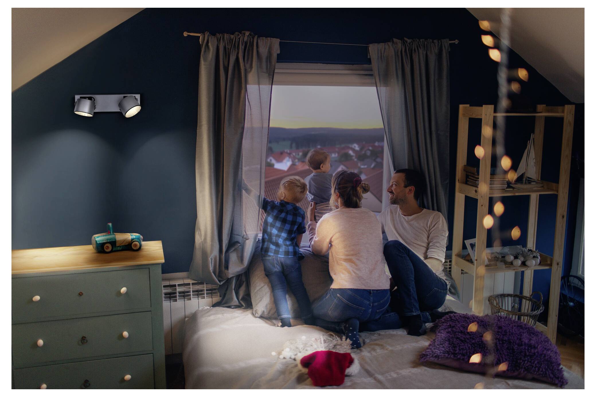 OSRAM HOMELIGHTING Decor Spot Jupiter 2 Spot 4099854471452 LED-Deckenstrahler, LED-Wandstrahler LED 11.5W Silber