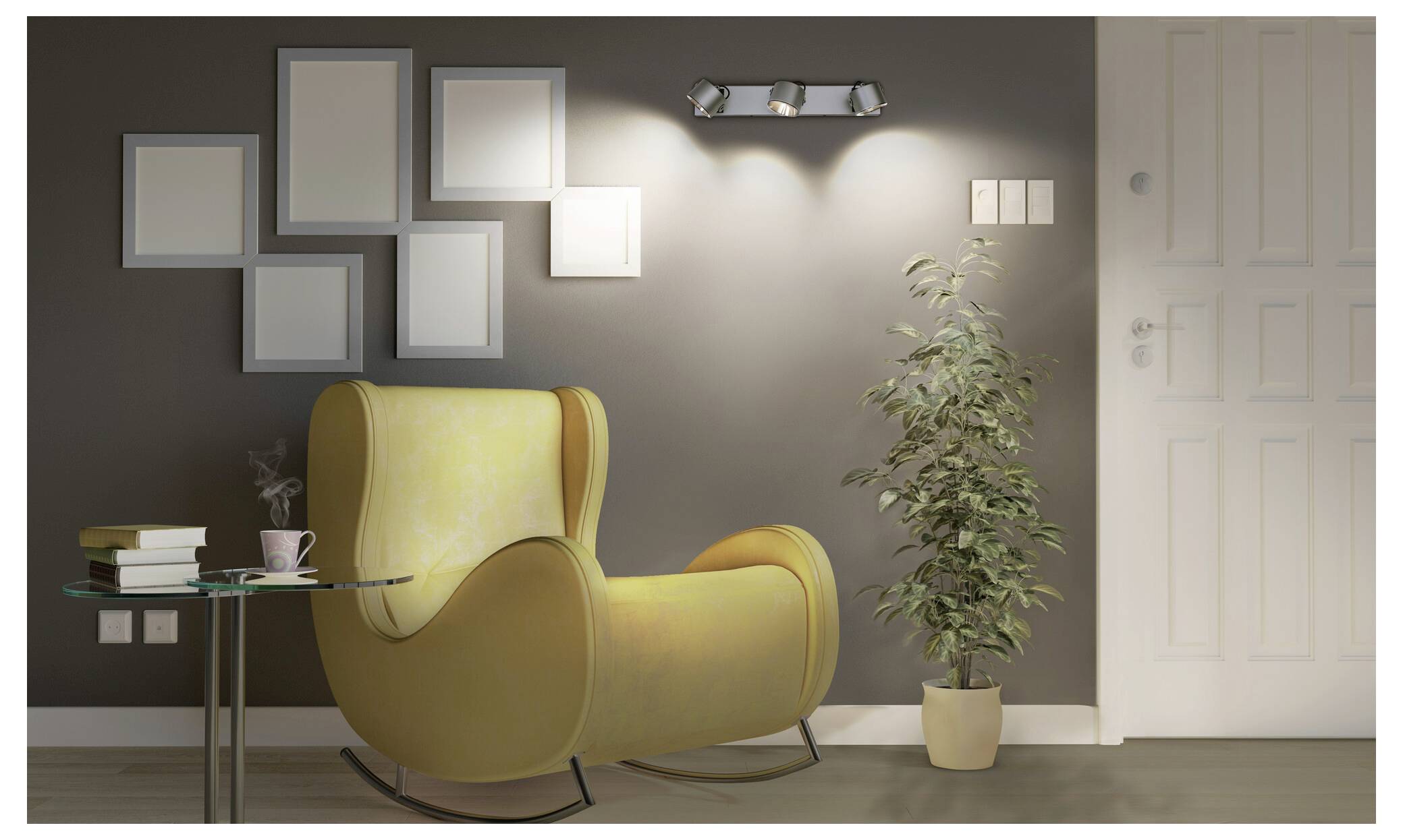 OSRAM Decor Spot Jupiter 3 Spot 4099854471476 LED-Deckenstrahler, LED-Wandstrahler LED 16.5W Silber