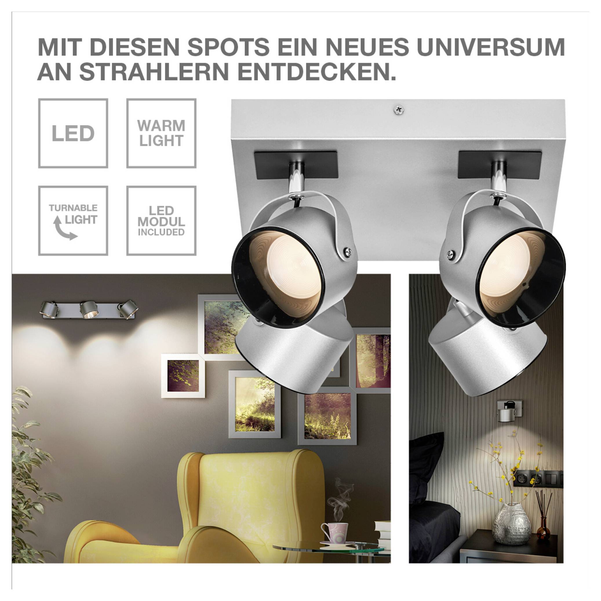 MIT DIESEN SPOTS EIN NEUES UNIVERSUM AN STRAHLERN ENTDECKEN.