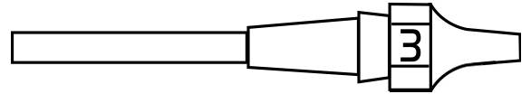 Weller XDS 3 SAUGDÜSE Ø1,0XØ2,3 L=10,5MM VERP. Saugdüse 1 St.