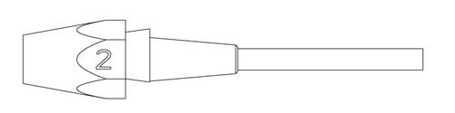 Weller XDSL 2 SAUGDÜSE Ø3,0XØ5,3 L=10,5MM VERP. Saugdüse 1 St.