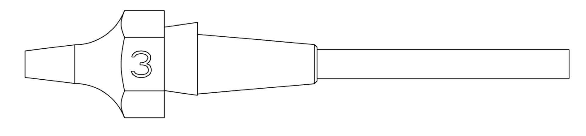 Weller XDSL 3 SAUGDÜSE Ø1,0XØ2,3 L=10,5MM VERP. Saugdüse
