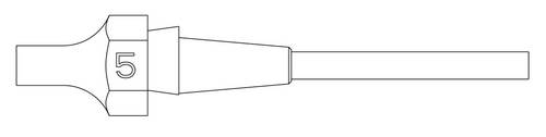 Weller XDSL 5 SAUGDÜSE Ø1,8XØ3,3 L=10,5MM VERP. Saugdüse 1 St.