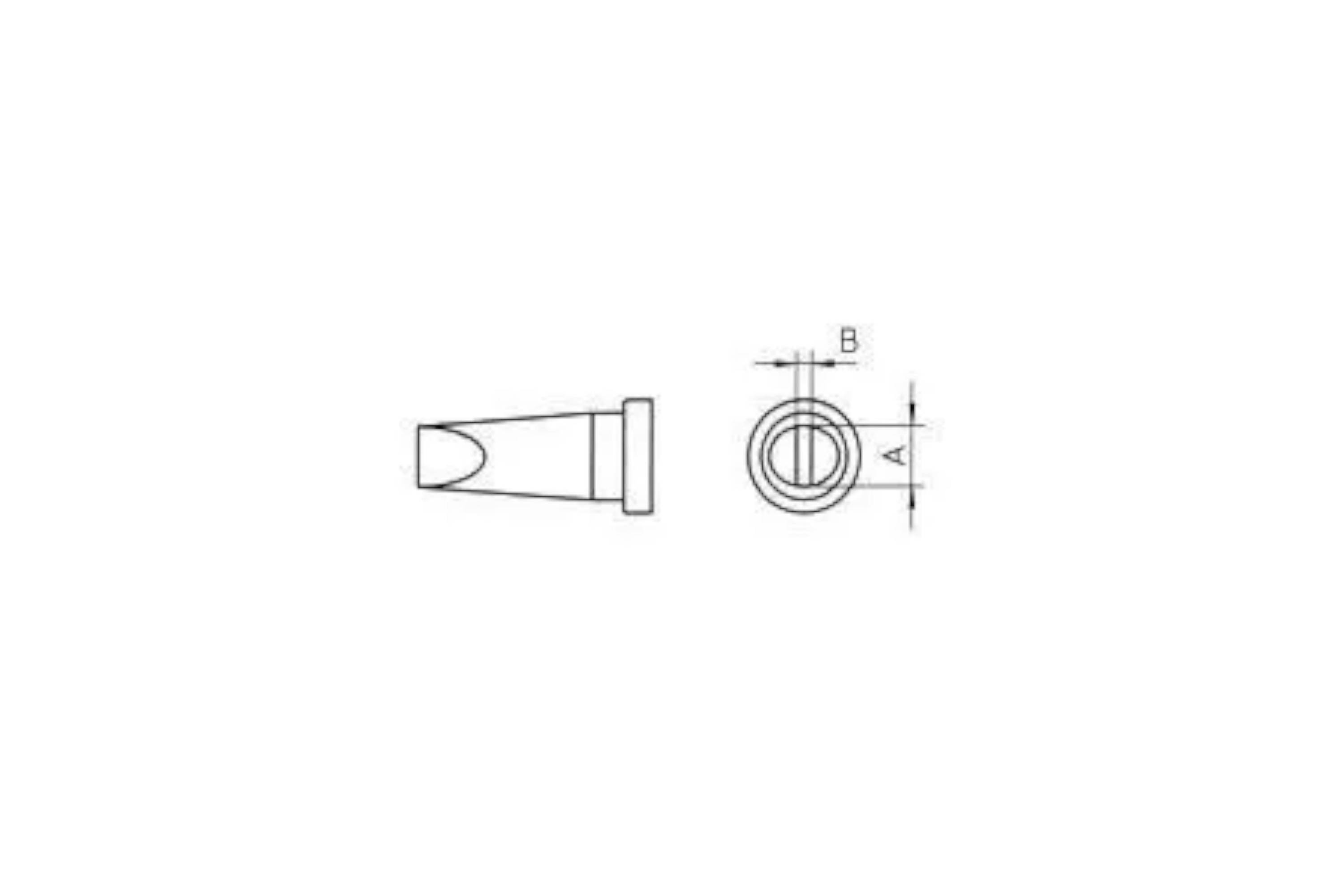 Weller LTR A LÖTSPITZE 1,6MM Lötspitze Meißelform Inhalt