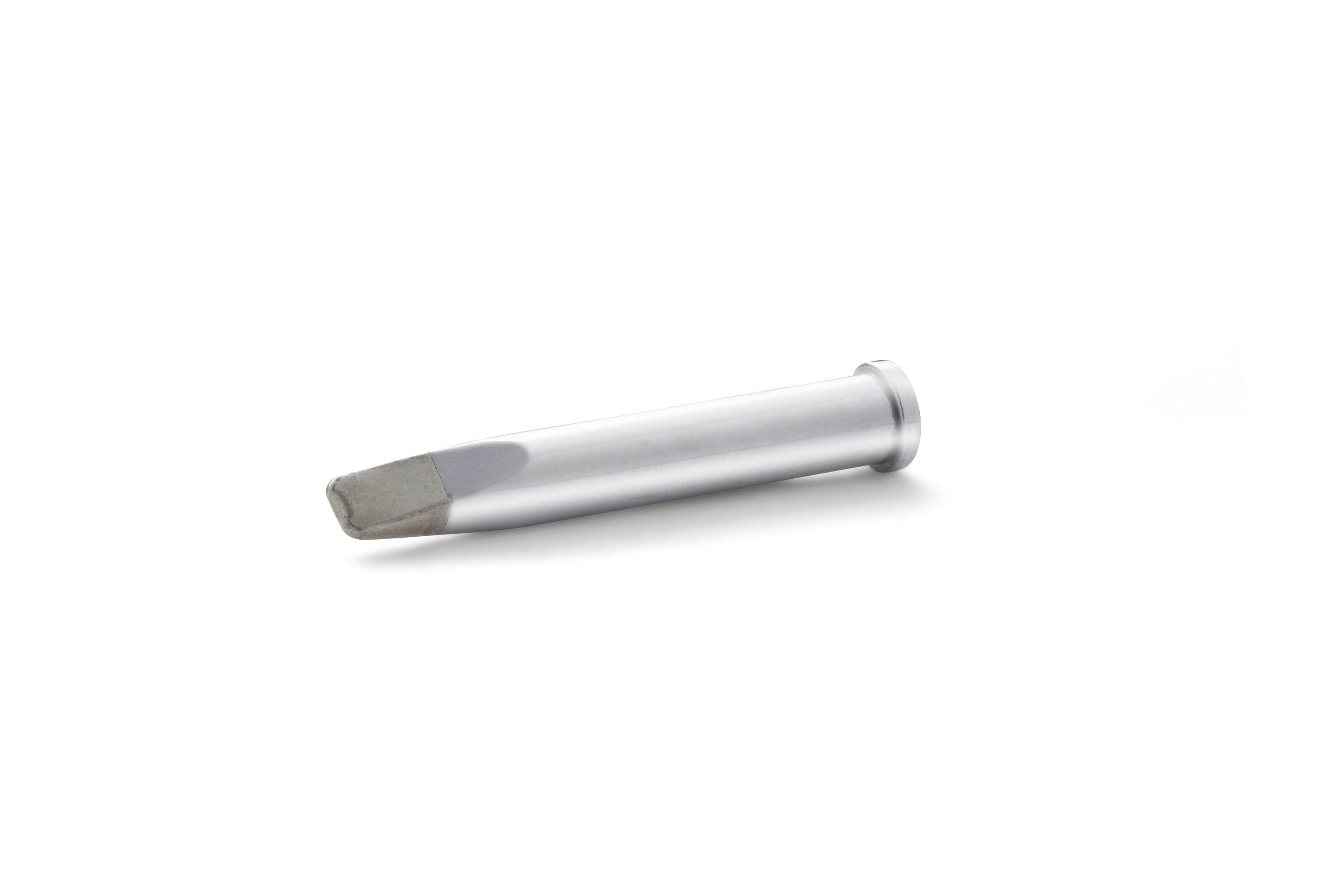 A single metal punch tool with a flat chisel tip, shown on a white background.