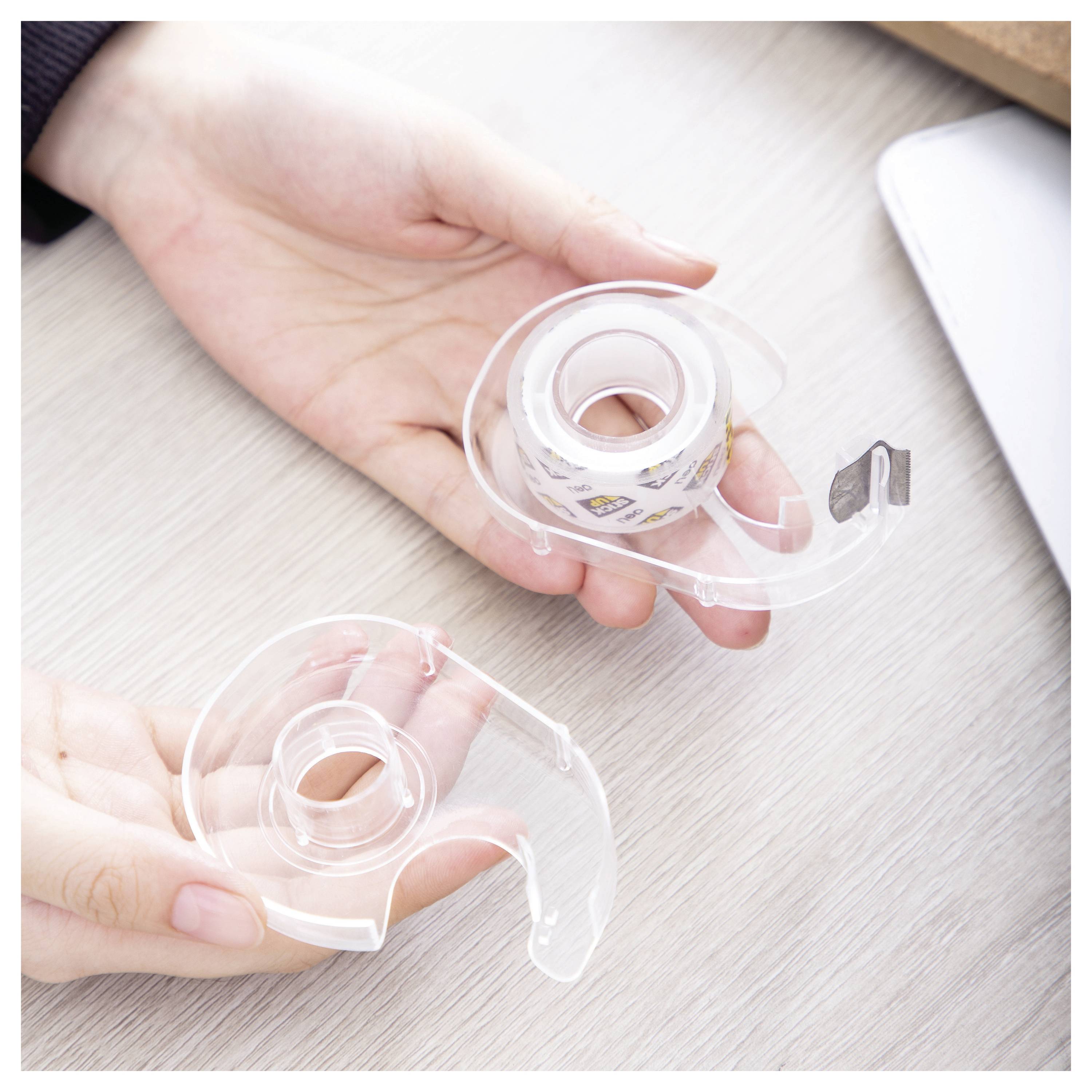 DELI D260804 Klebeband Transparent (matt) (B x H) 1.8cm x 6.5cm