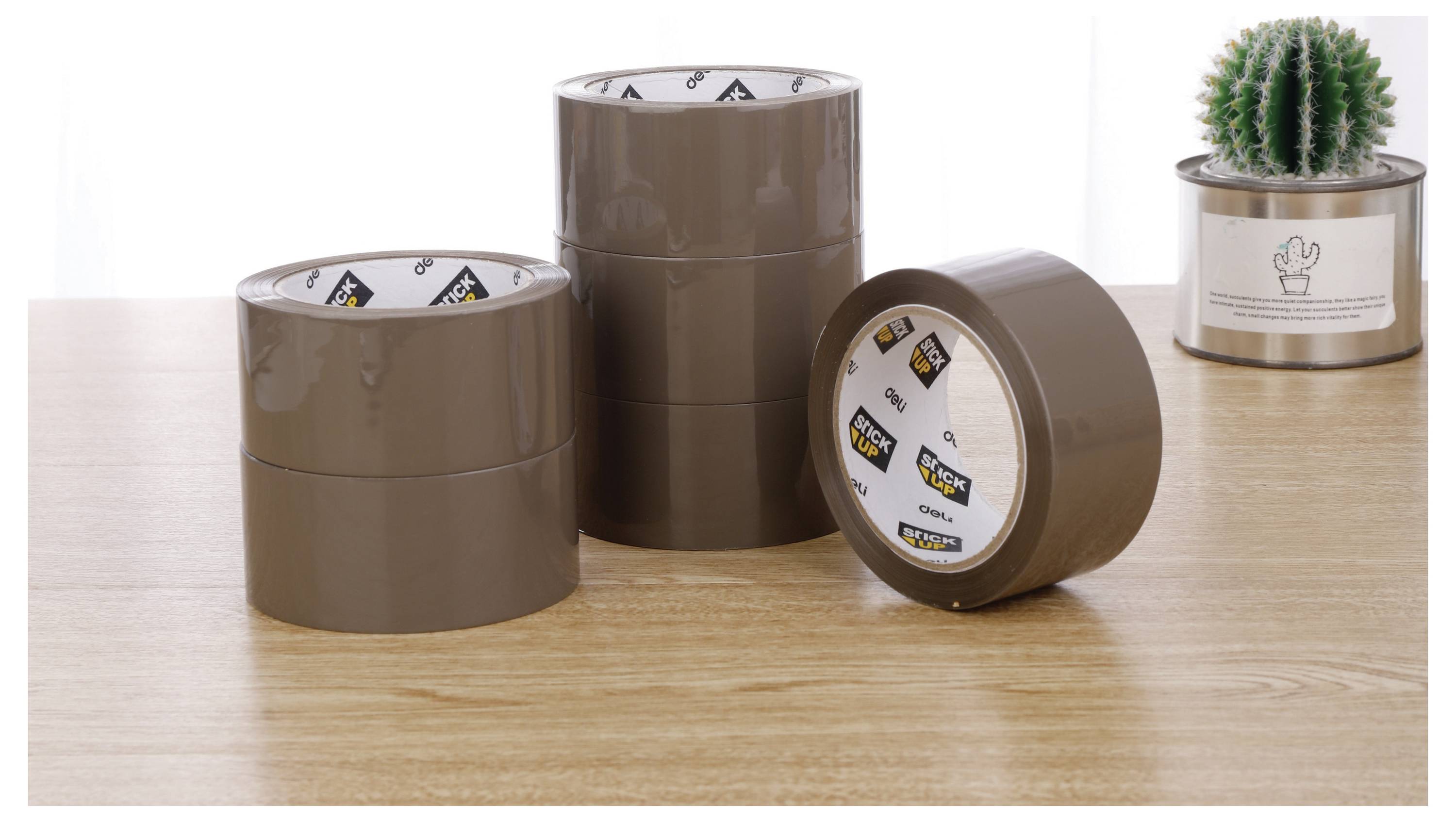 DELI D265372 Packband Sahara (L x B) 66m x 4.8cm 6St.