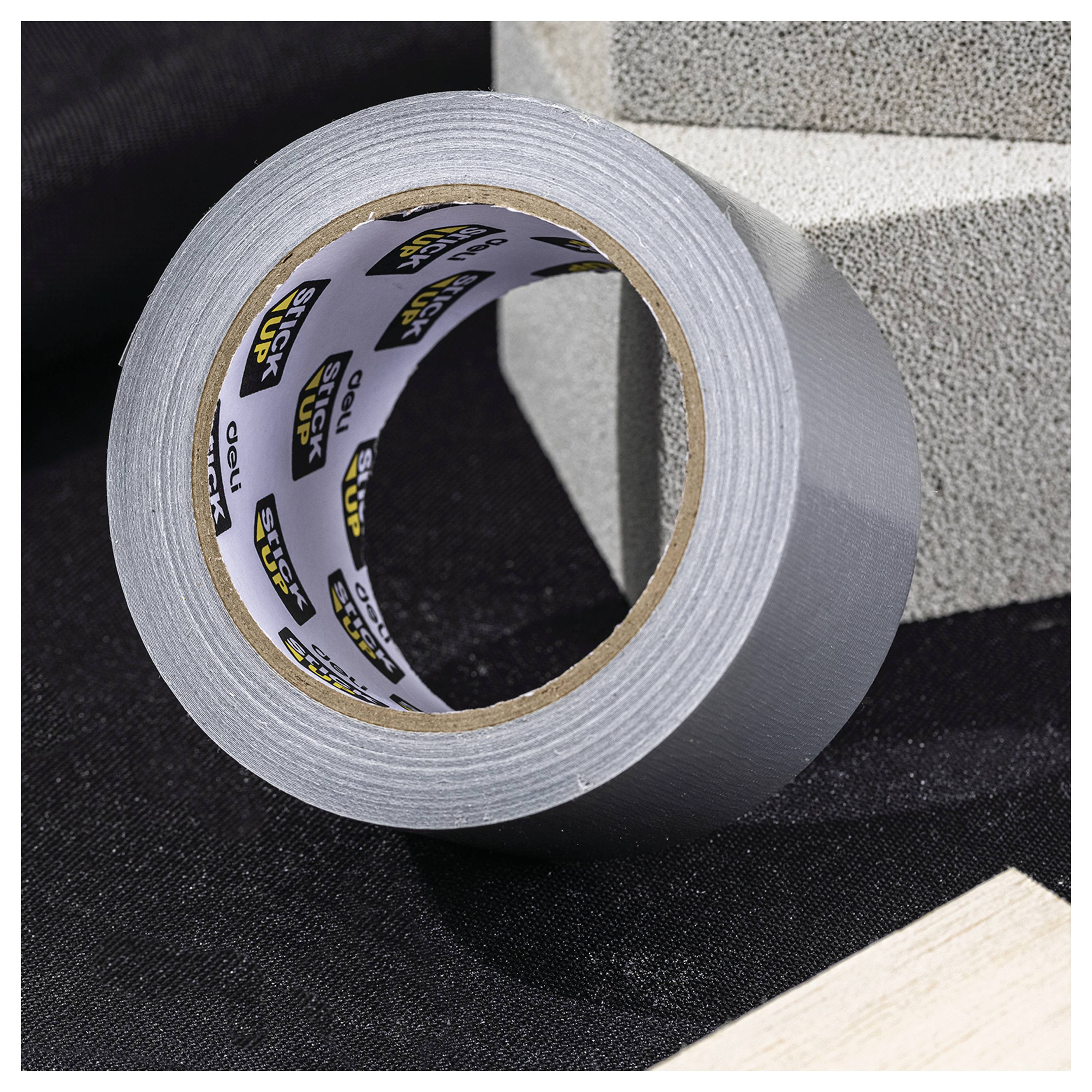 DELI D266795 Gewebeklebeband Silber (L x B) 20m x 4.8cm 1St.