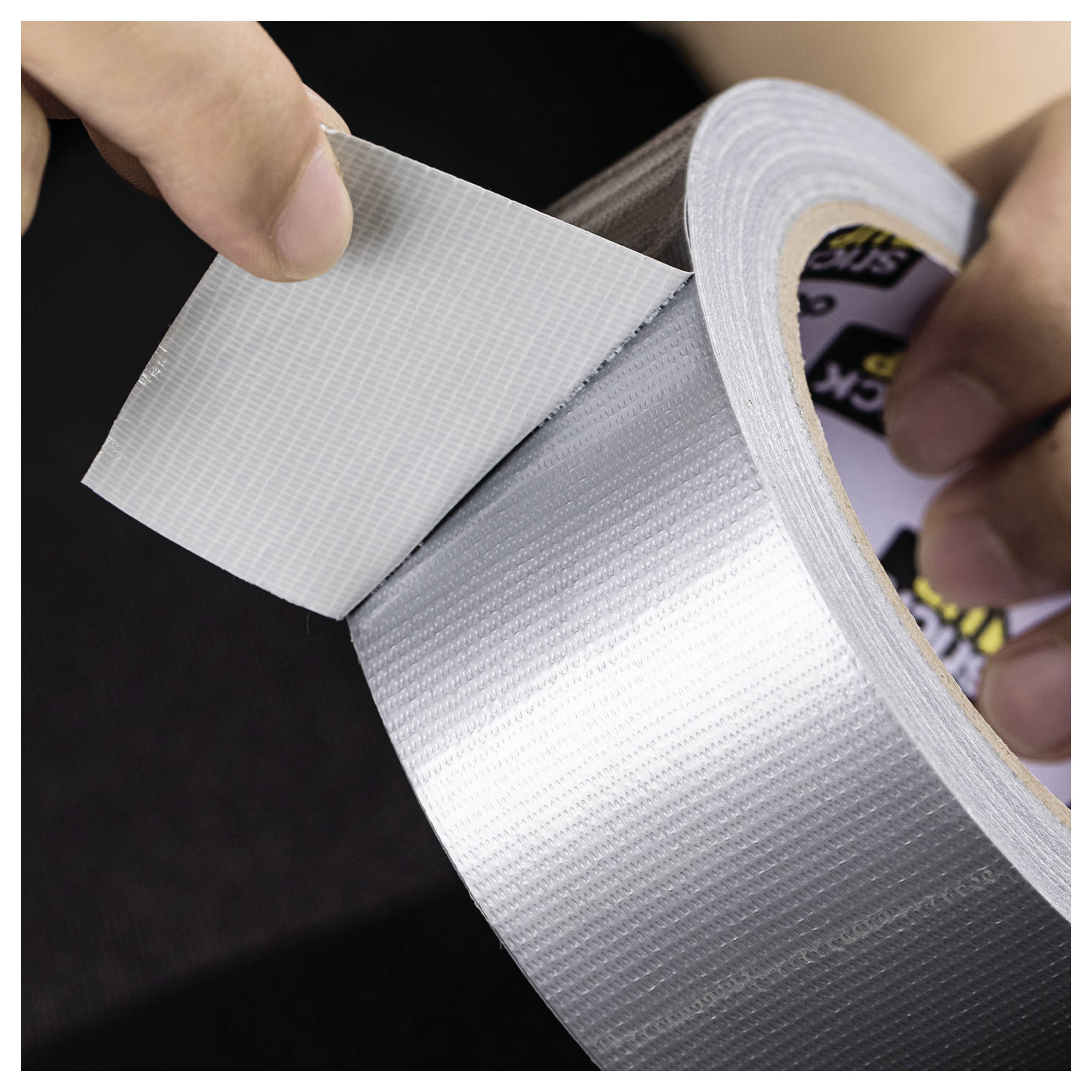 DELI D266795 Gewebeklebeband Silber (L x B) 20m x 4.8cm 1St.