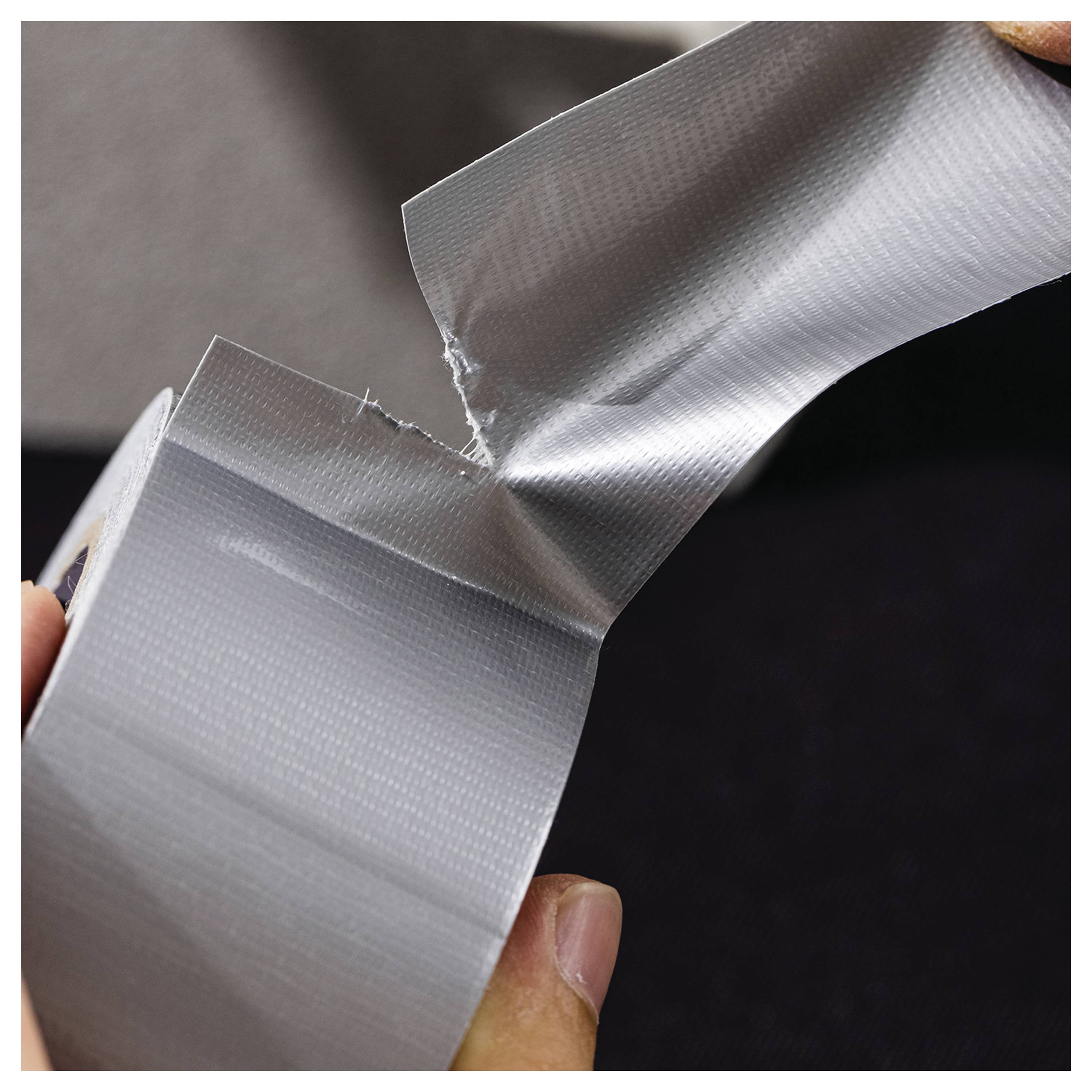 DELI D266795 Gewebeklebeband Silber (L x B) 20m x 4.8cm 1St.