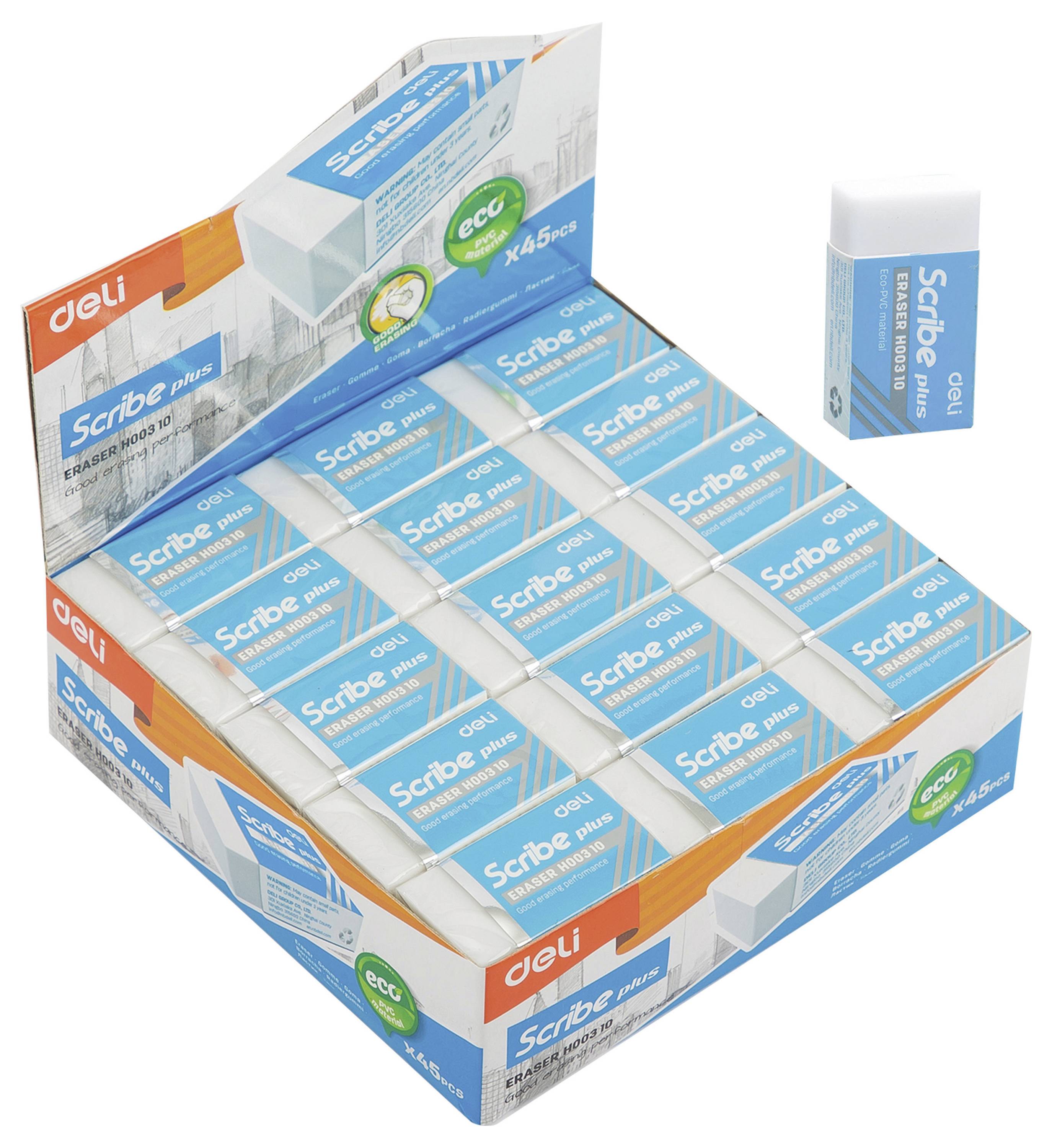 DELI EH00310 D436402 Radierer Weiß