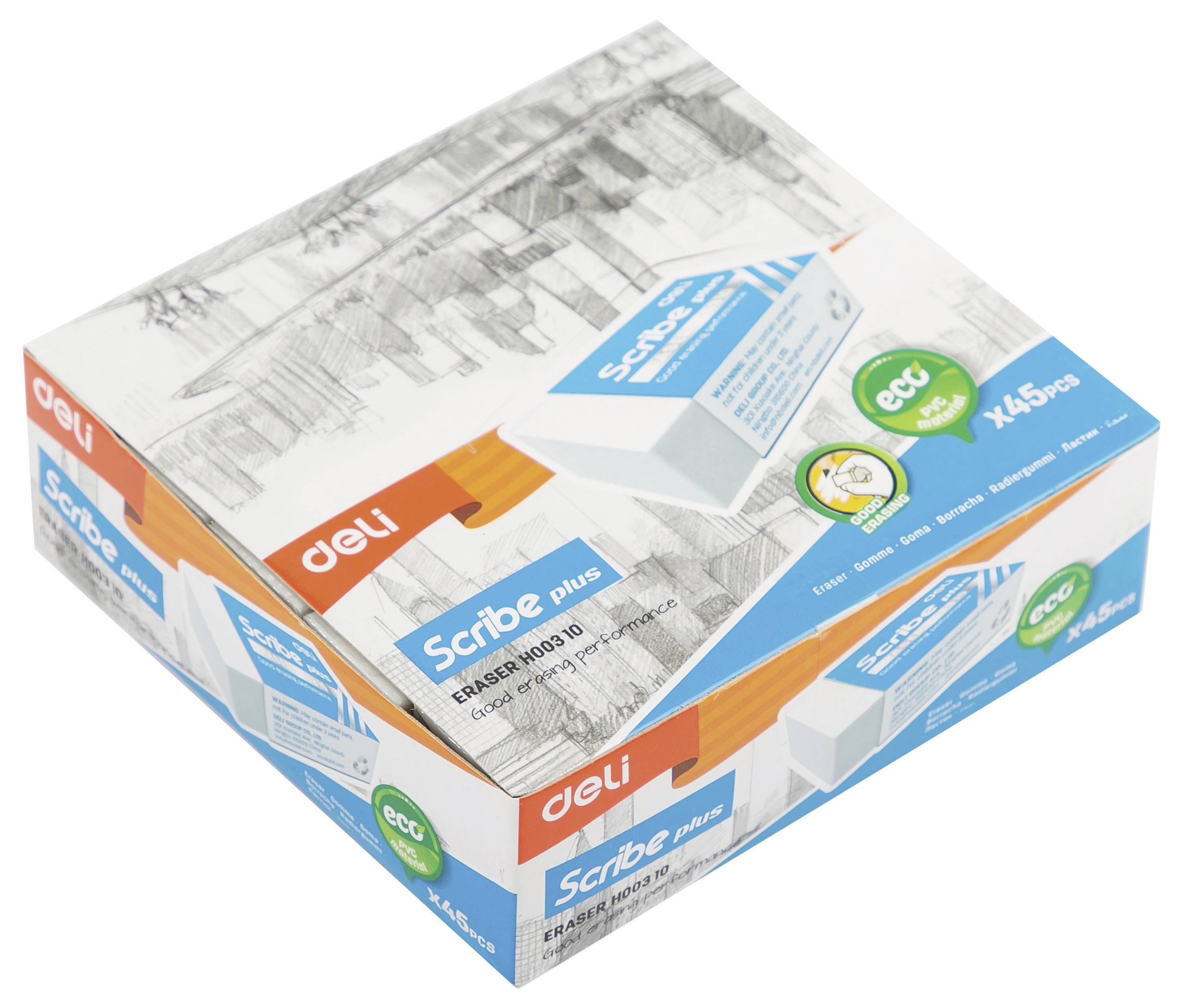 DELI EH00310 D436402 Radierer Weiß