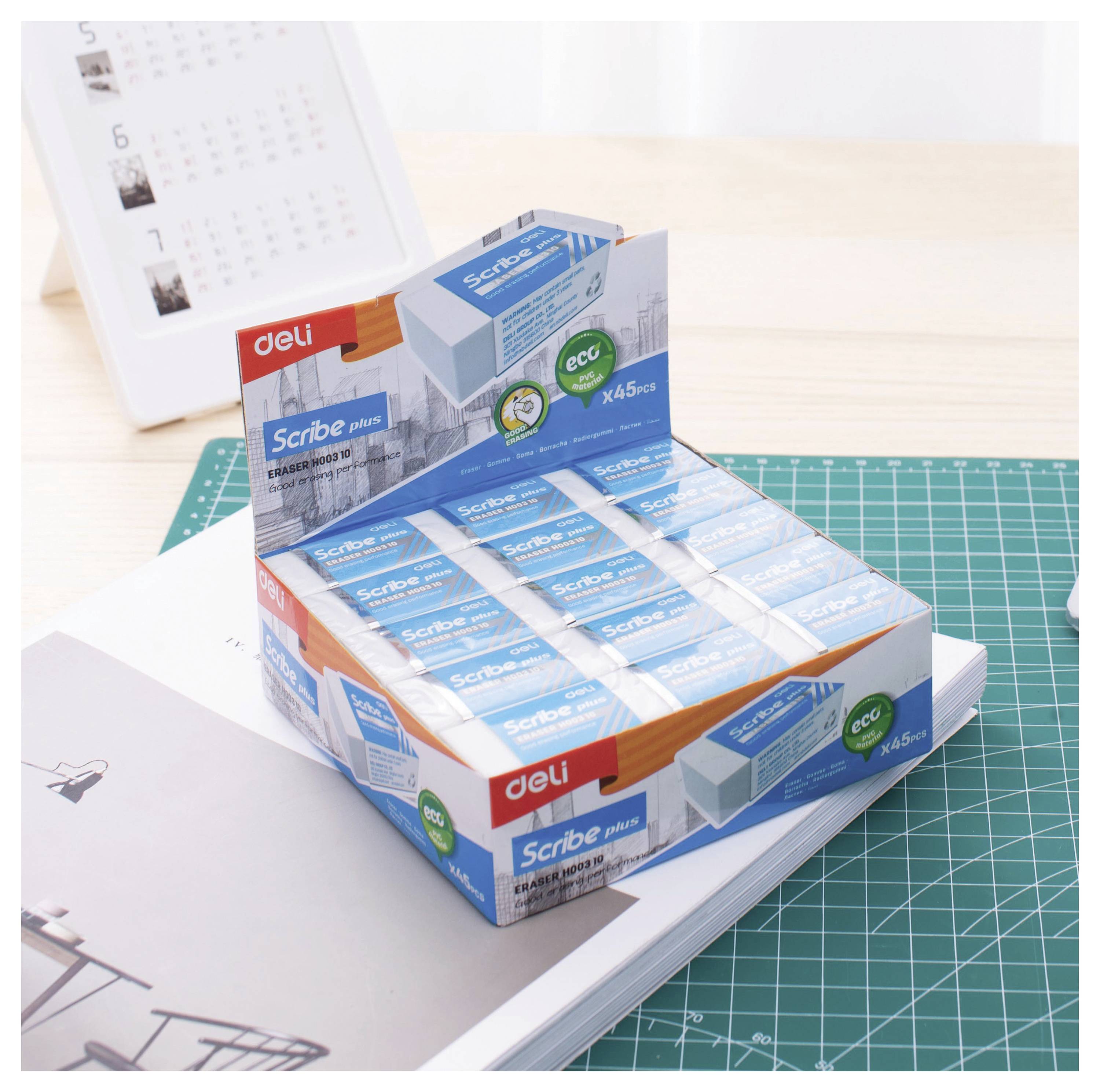 DELI EH00310 D436402 Radierer Weiß