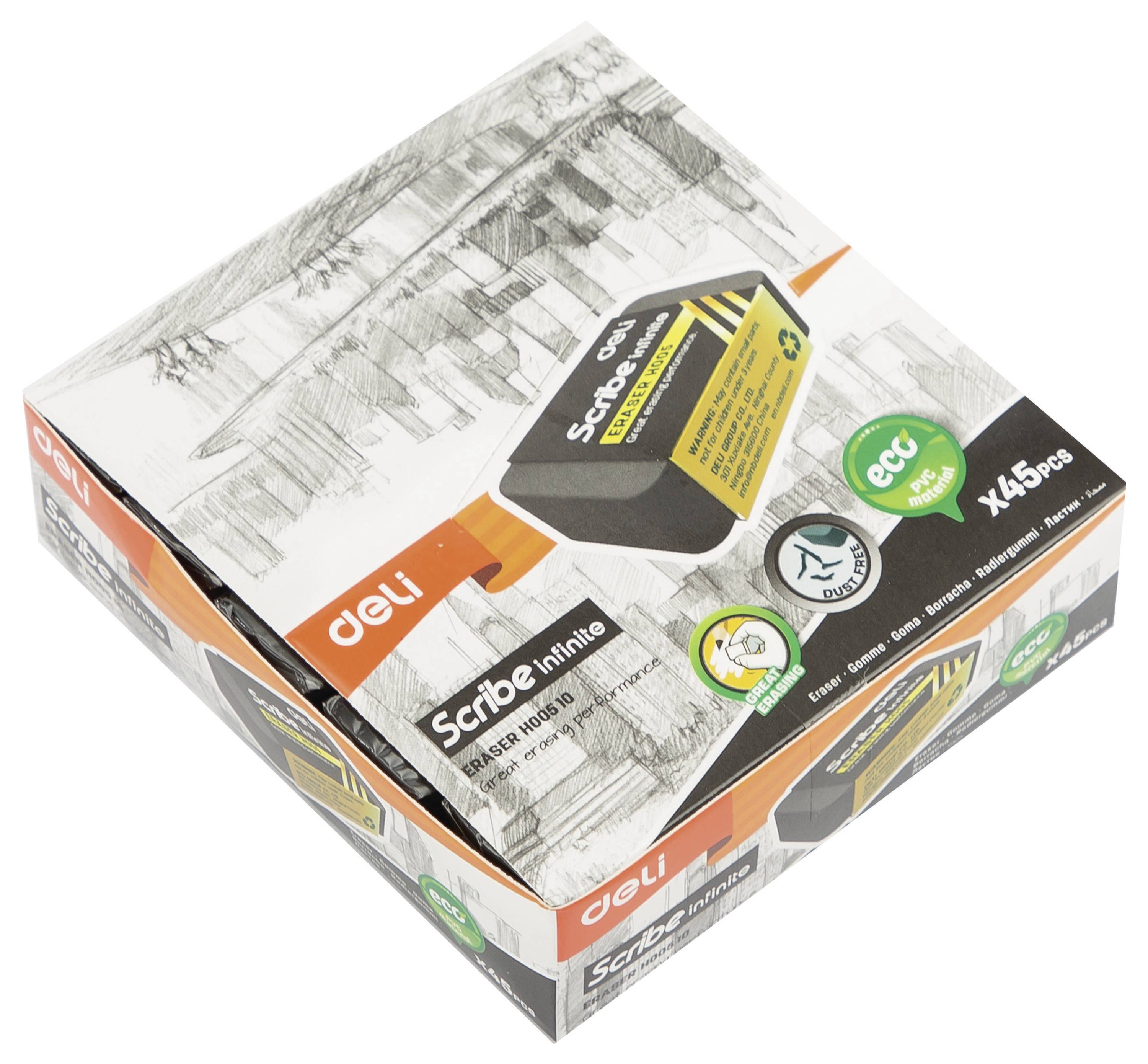 DELI EH00510 D437390 Radierer Schwarz