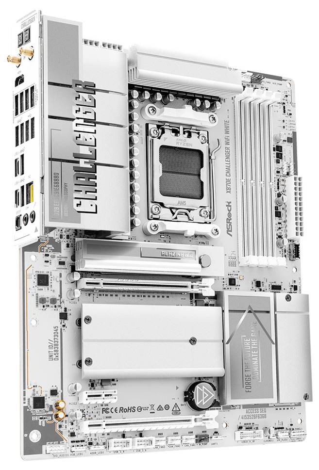 Rückansicht einer kompakten Computerdockingstation mit mehreren Anschlüssen, einschließlich DisplayPort, HDMI, USB, Ethernet und Stromeingabe.