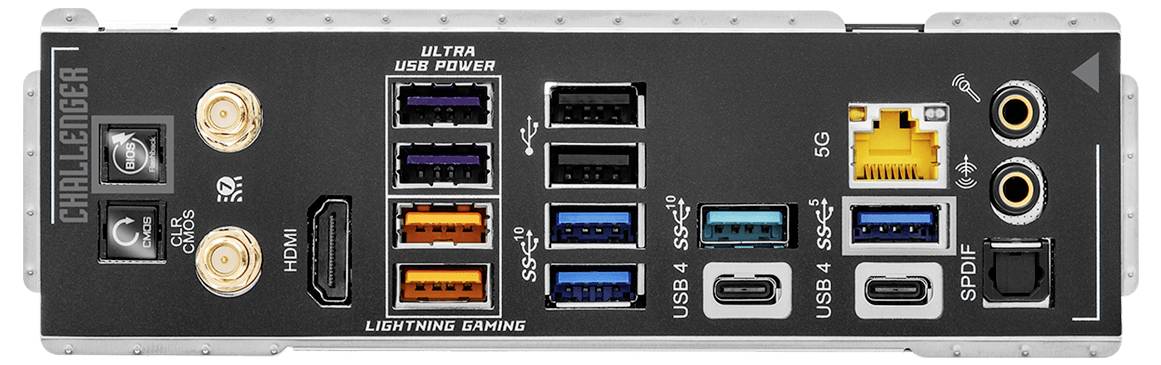 ASRock X870E Challenger WiFi (AM5) (D) Mainboard Sockel (PC) AMD® AM5 Formfaktor (Details) ATX Mainboard-Chipsatz AMD® X870E
