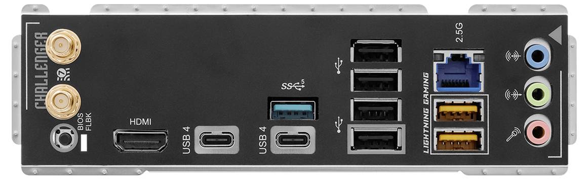 ASRock X870 Challenger WiFi (AM5) (D) Mainboard Sockel (PC) AMD® AM5 Formfaktor (Details) ATX Mainboard-Chipsatz AMD® X870
