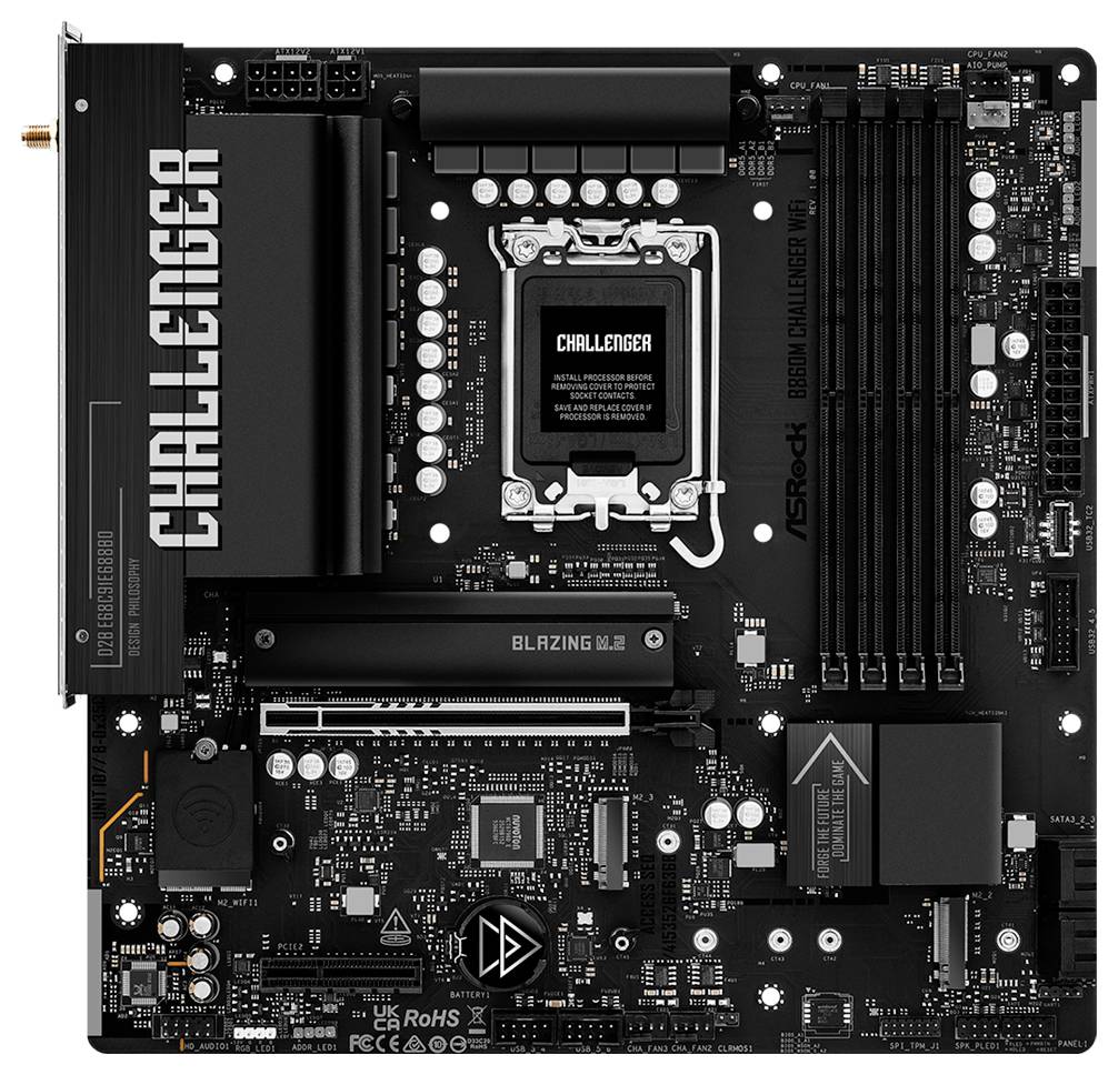 ASRock B860M Challenger WiFi (1851) (D) Mainboard