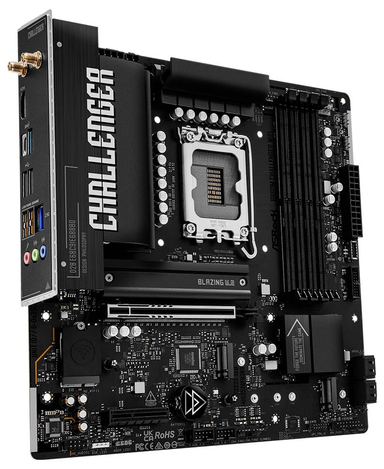 ASRock B860M Challenger WiFi (1851) (D) Mainboard