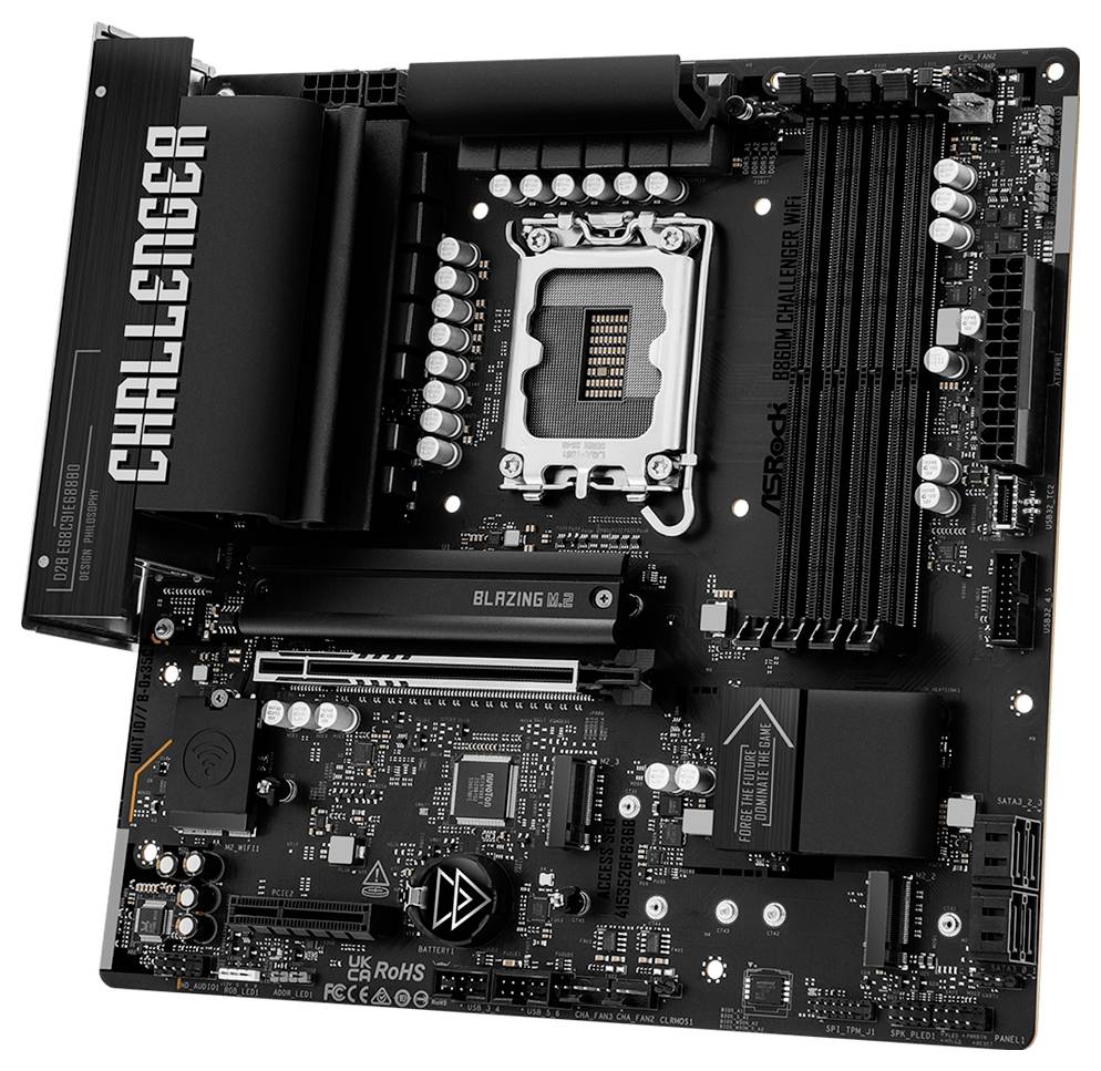 ASRock B860M Challenger WiFi (1851) (D) Mainboard