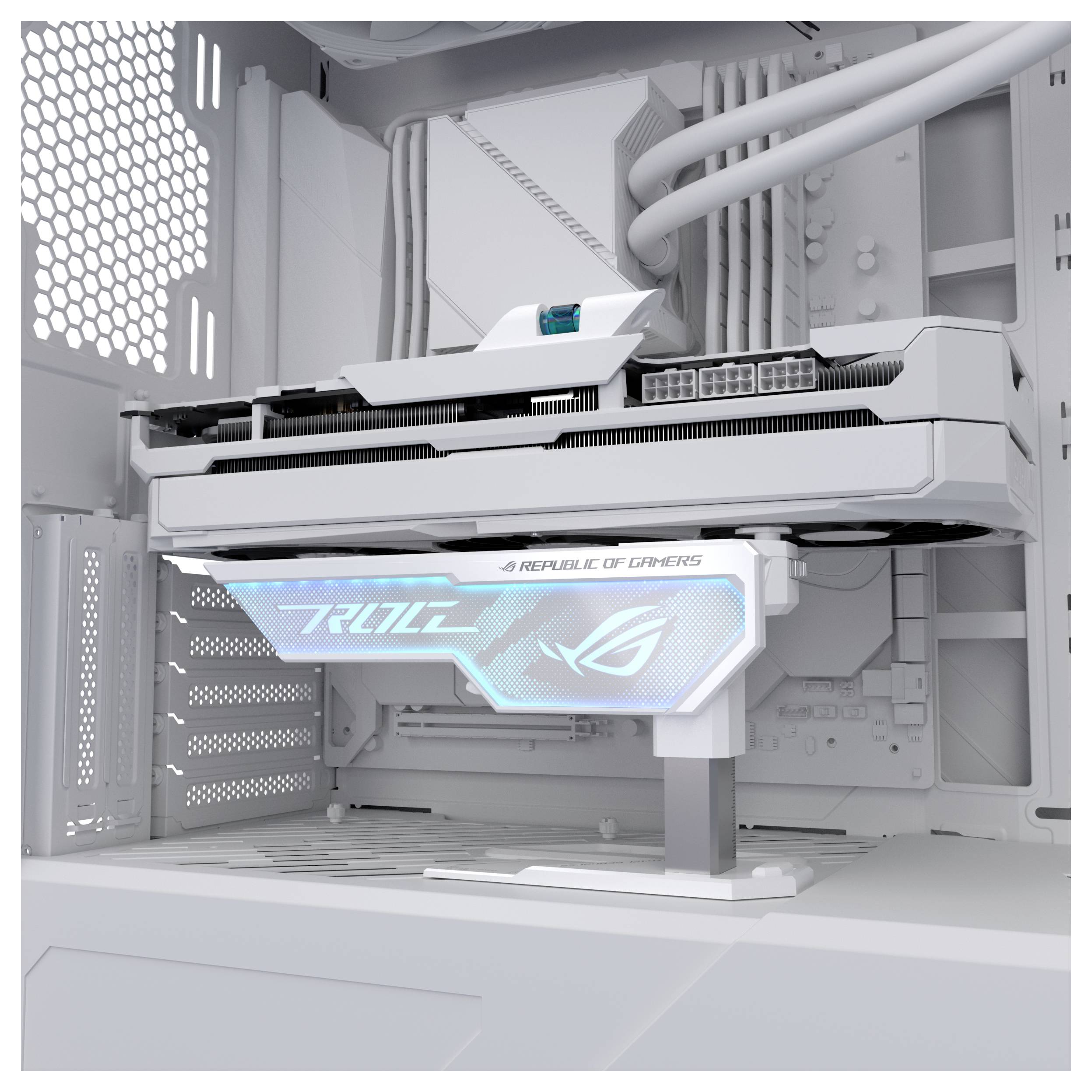 ASUS ROG Herculx Grafikkartenhalter, weiß 90DA0023-B09000