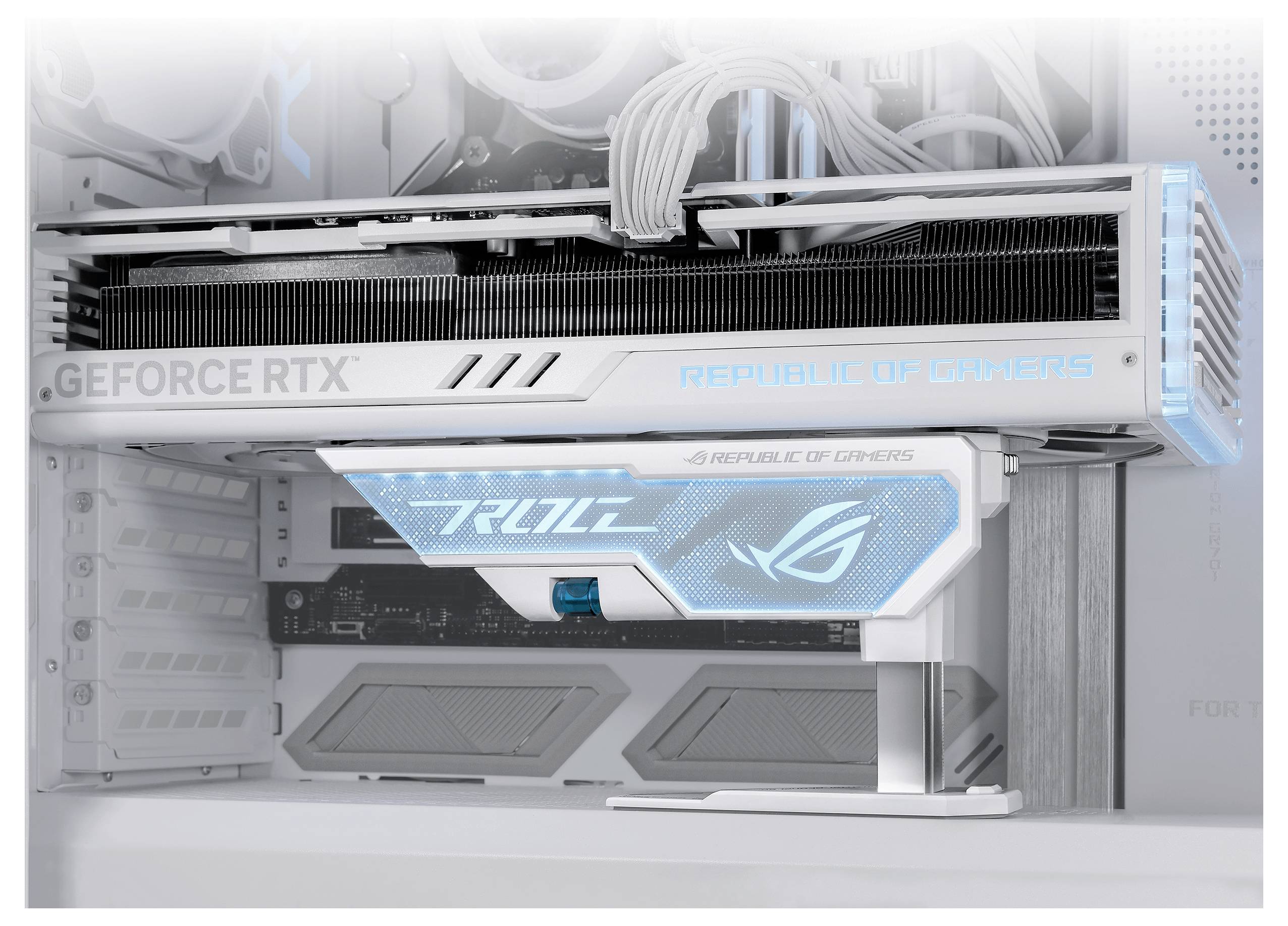 ASUS ROG Herculx Grafikkartenhalter, weiß 90DA0023-B09000