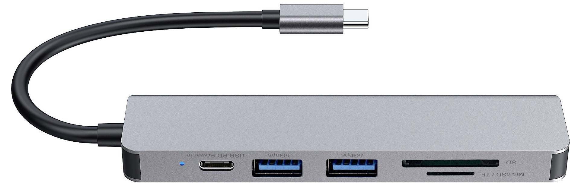 Conceptronic USB-C® Dockingstation DONN02G 6-in-1 USB 3.2 Gen 1 Docking Sta inkl. Ladefunktion, USB-C® Power Delivery