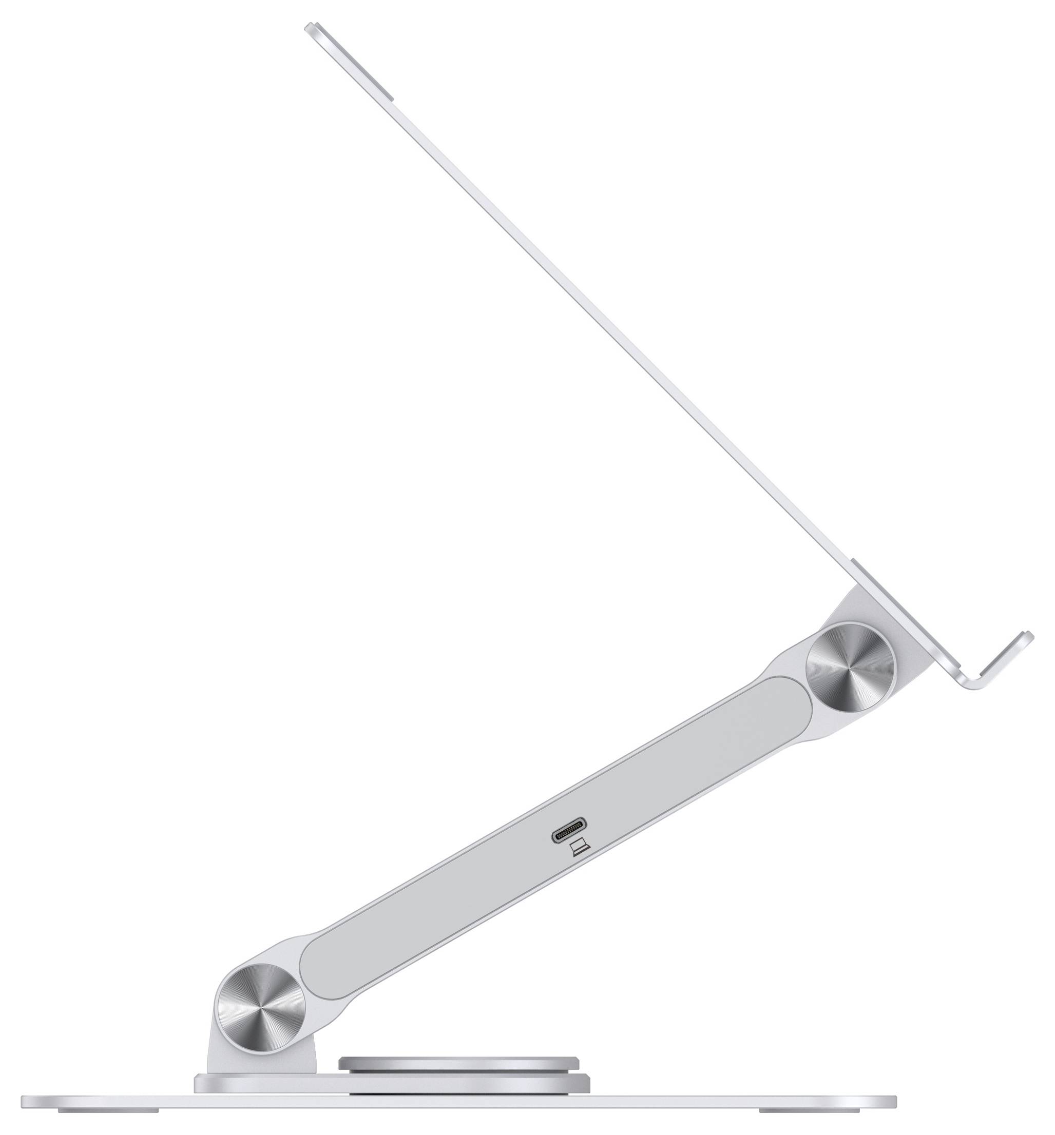 Conceptronic DONN27G Laptop Stand with 7-in-1 USB 3.2 Notebook-Ständer höhenverstellbar, drehbar, USB-Hub-Funktion