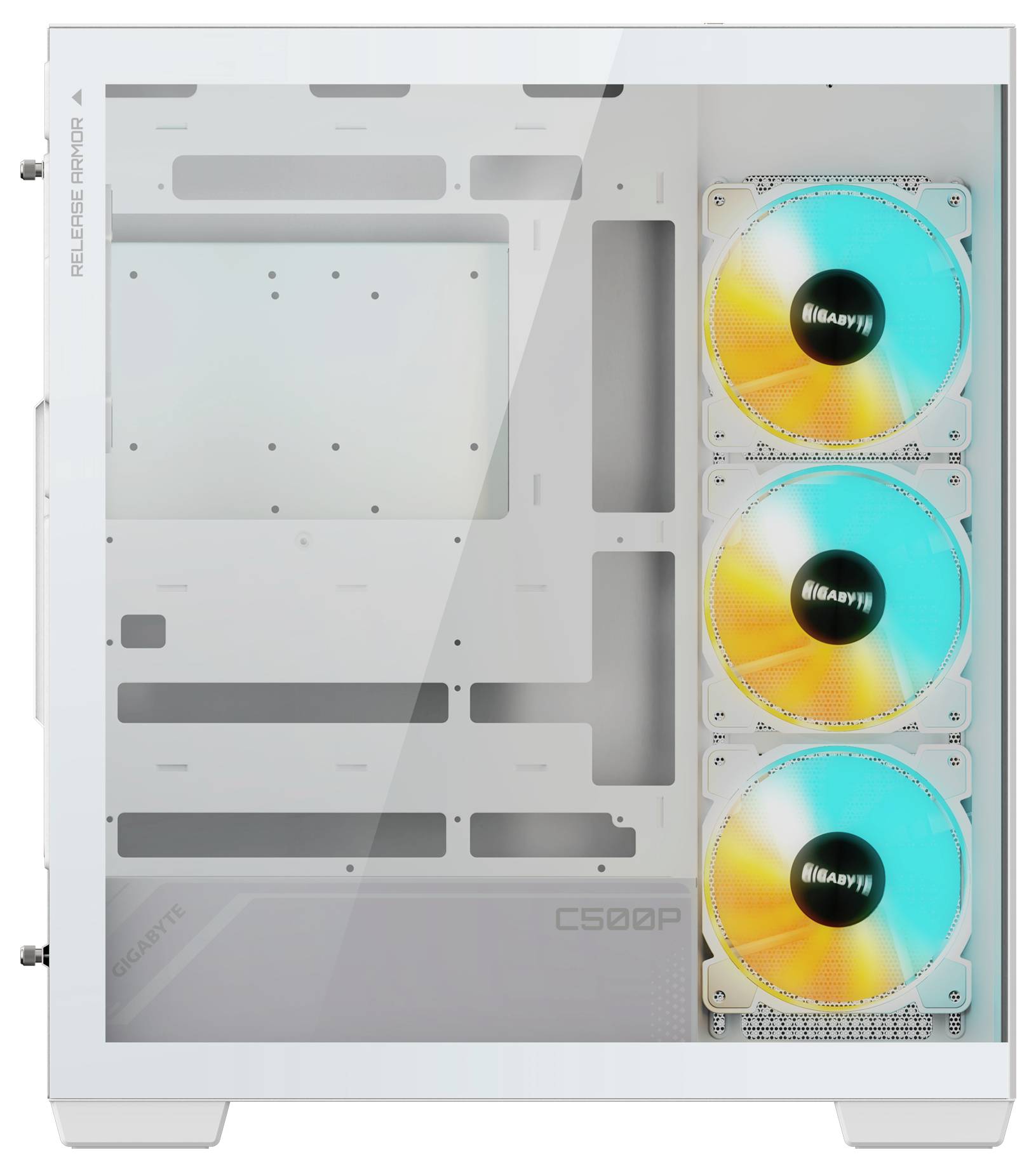 Gigabyte GB-C500PI ST Midi-Tower PC-Gehäuse Weiß