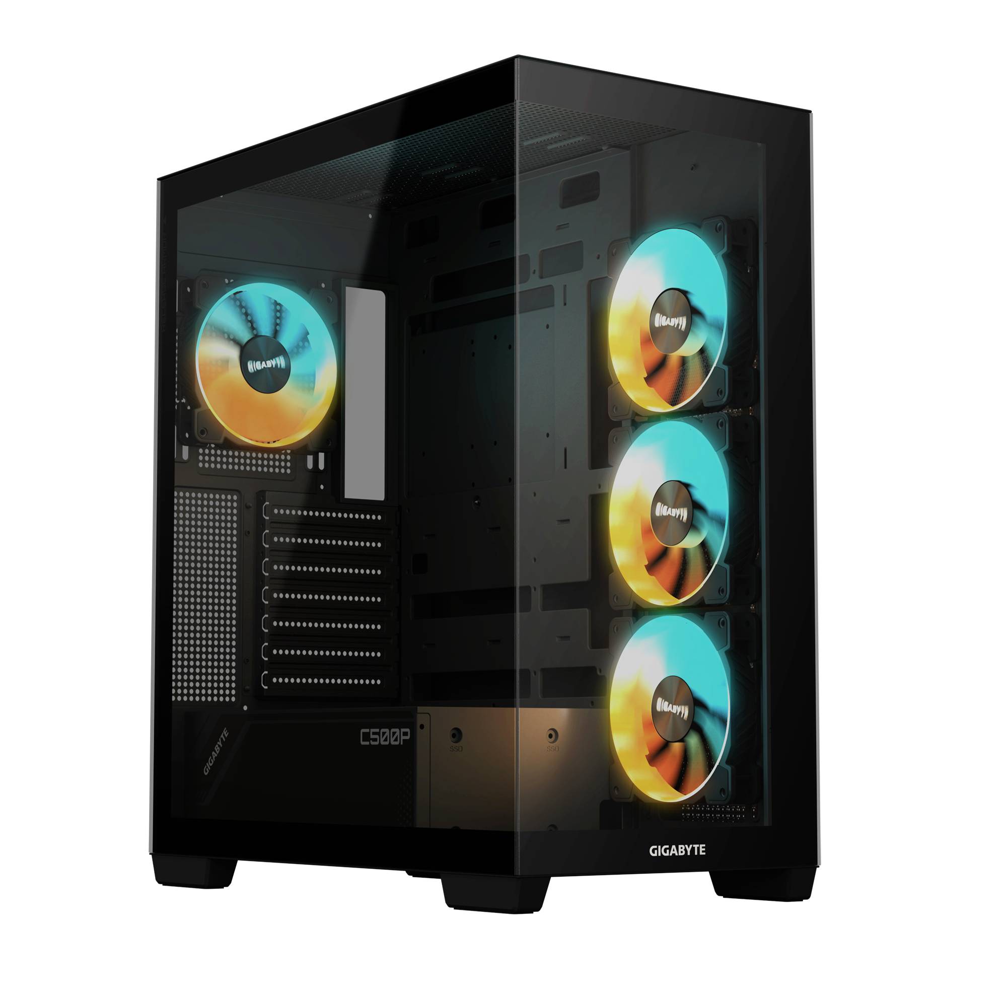 Gigabyte GB-C500P ST Midi-Tower PC-Gehäuse Schwarz
