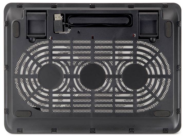 Conceptronic CNBCOOLPAD2F 2-Fan Laptop Cooling Pad Notebook-Ständer mit Kühlfunktion