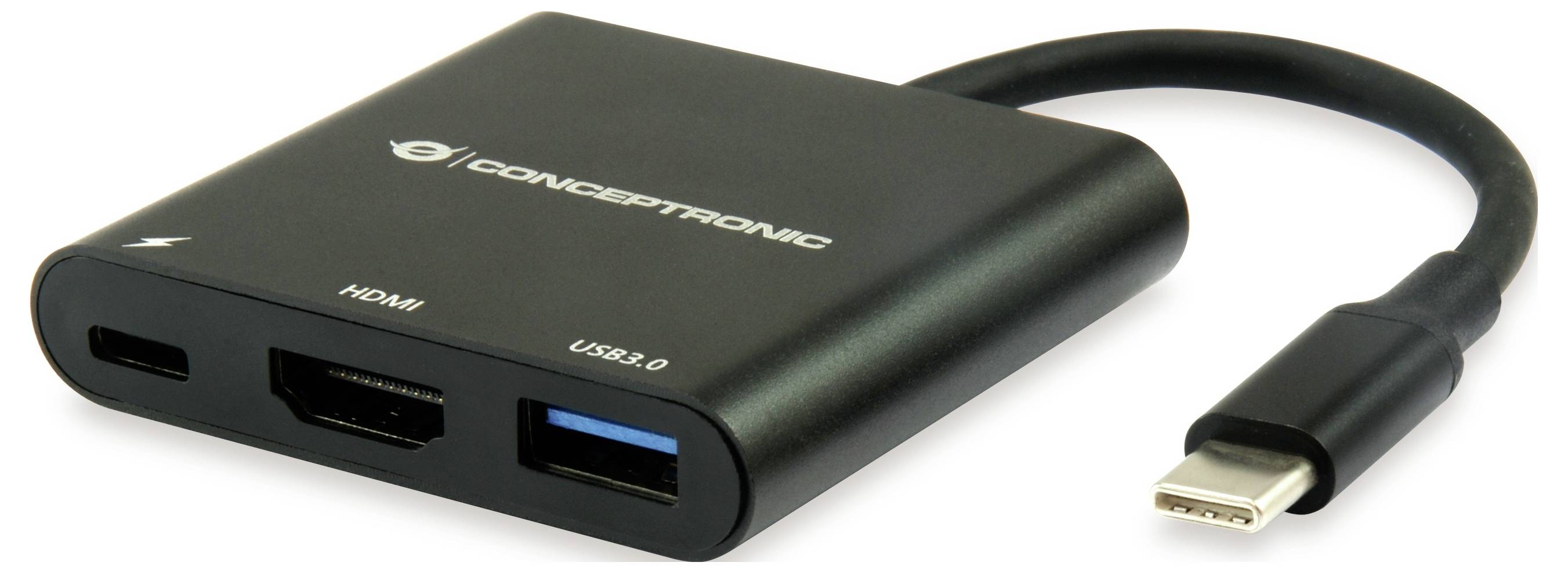 Conceptronic Notebook Dockingstation DONN01B 3-in-1 USB 3.2 Gen 1 Docking St