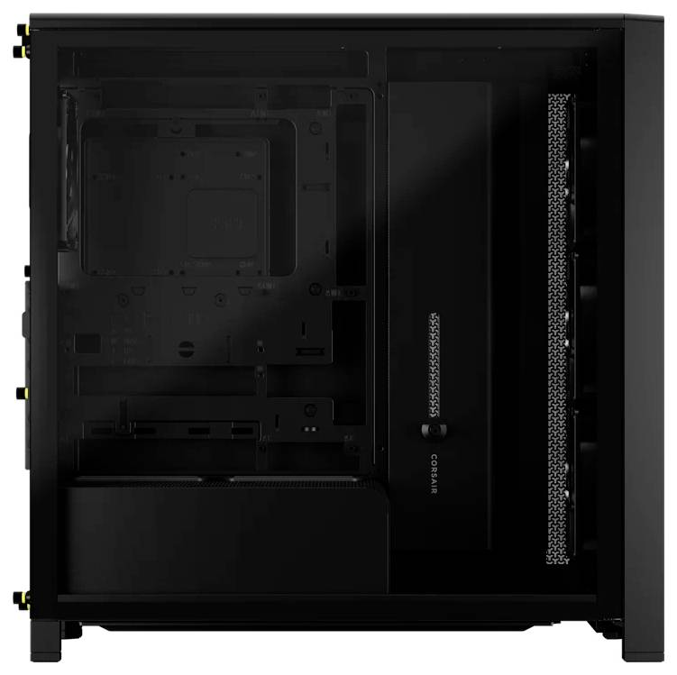 Corsair FRAME 4000D RS, Black/Walnut Midi-Tower PC-Gehäuse Schwarz, Holz