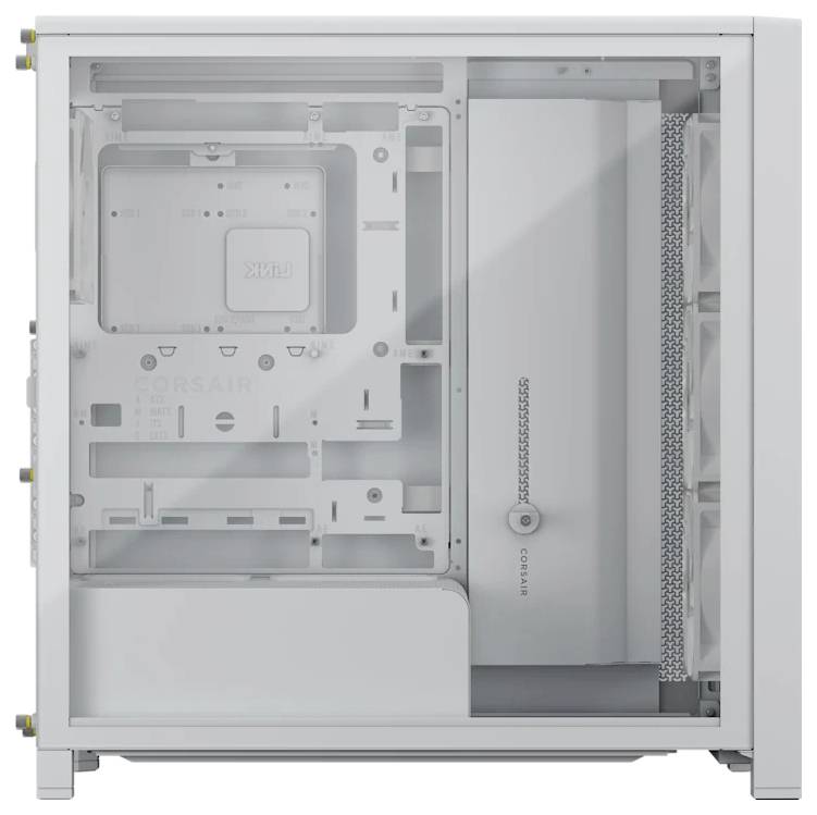 Corsair FRAME 4000D RS, White/Oak Midi-Tower PC-Gehäuse Holz, Weiß
