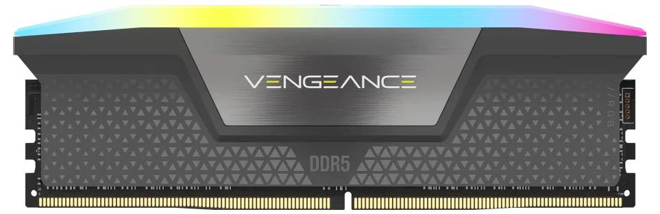 Corsair VENGEANCE RGB DDR5 6000MT/s 16GB - GREY PC-Arbeitsspeicher Kit DDR5 16 GB 2 x 8 GB 288pin DIMM CL36 CMH16GX5M2E6000Z36