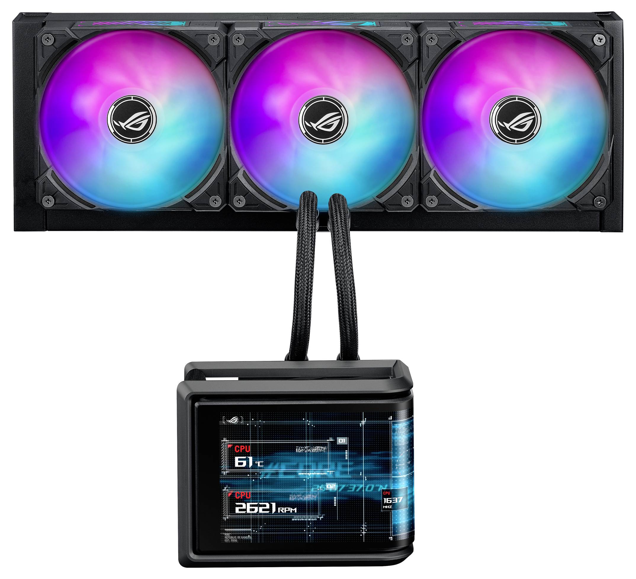 Asus ROG RYUO IV SLC 360 ARGB CPU cooler PC-Wasserkühlung