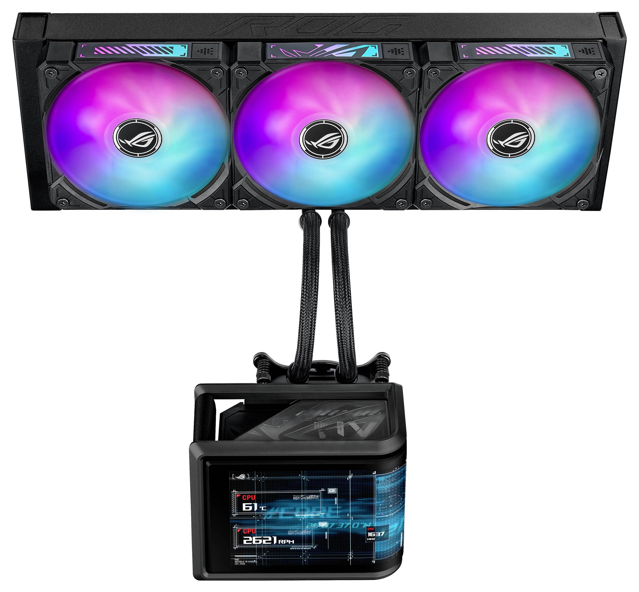 Asus ROG RYUO IV SLC 360 ARGB CPU cooler PC-Wasserkühlung