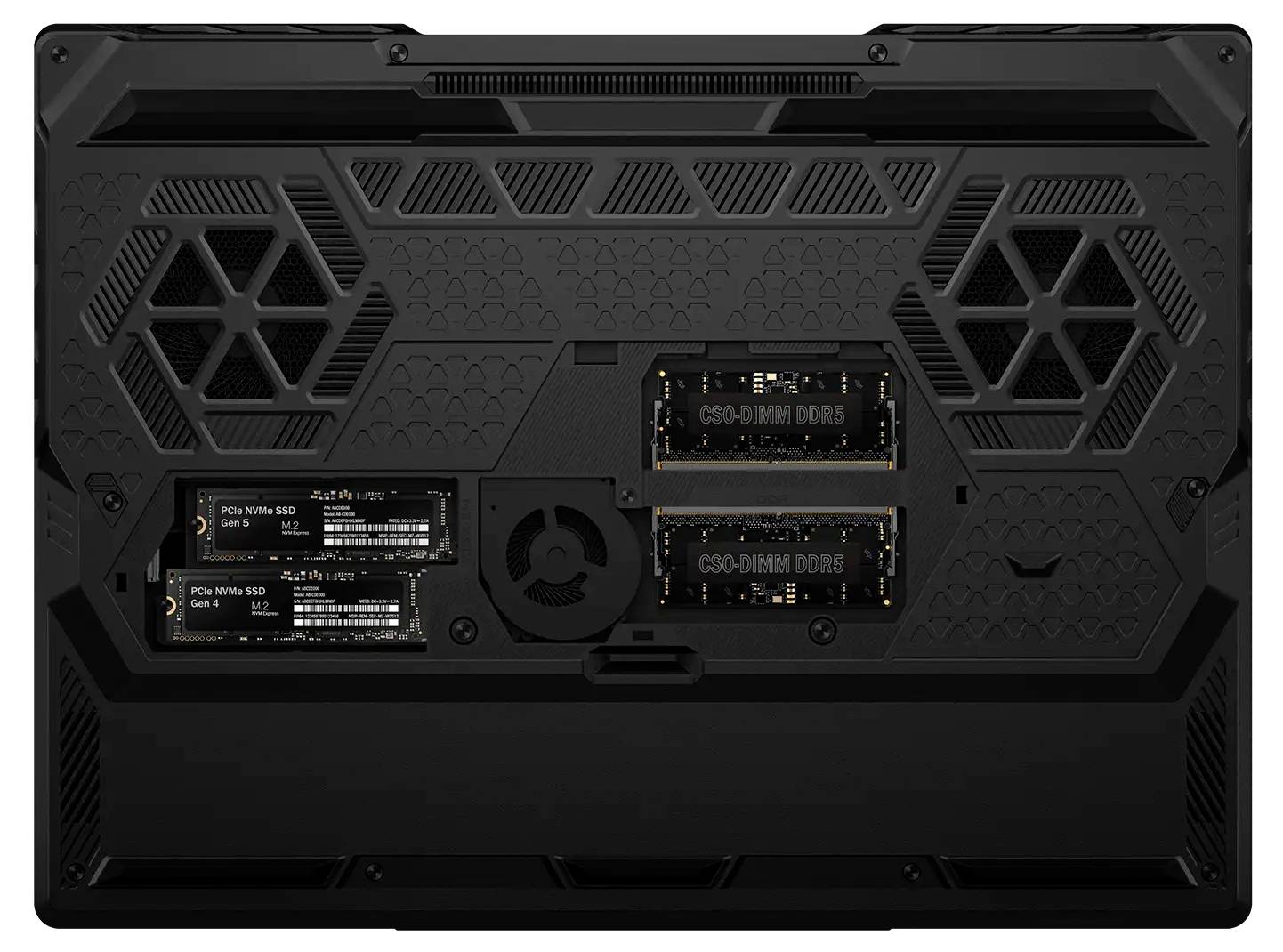 ASUS Pro B760M-CT Computer-Motherboard mit CPU-Sockel, RAM-Steckplätzen, PCIe-Steckplätzen, Stromverbindungen und hinteren E/A-Anschlüssen.
