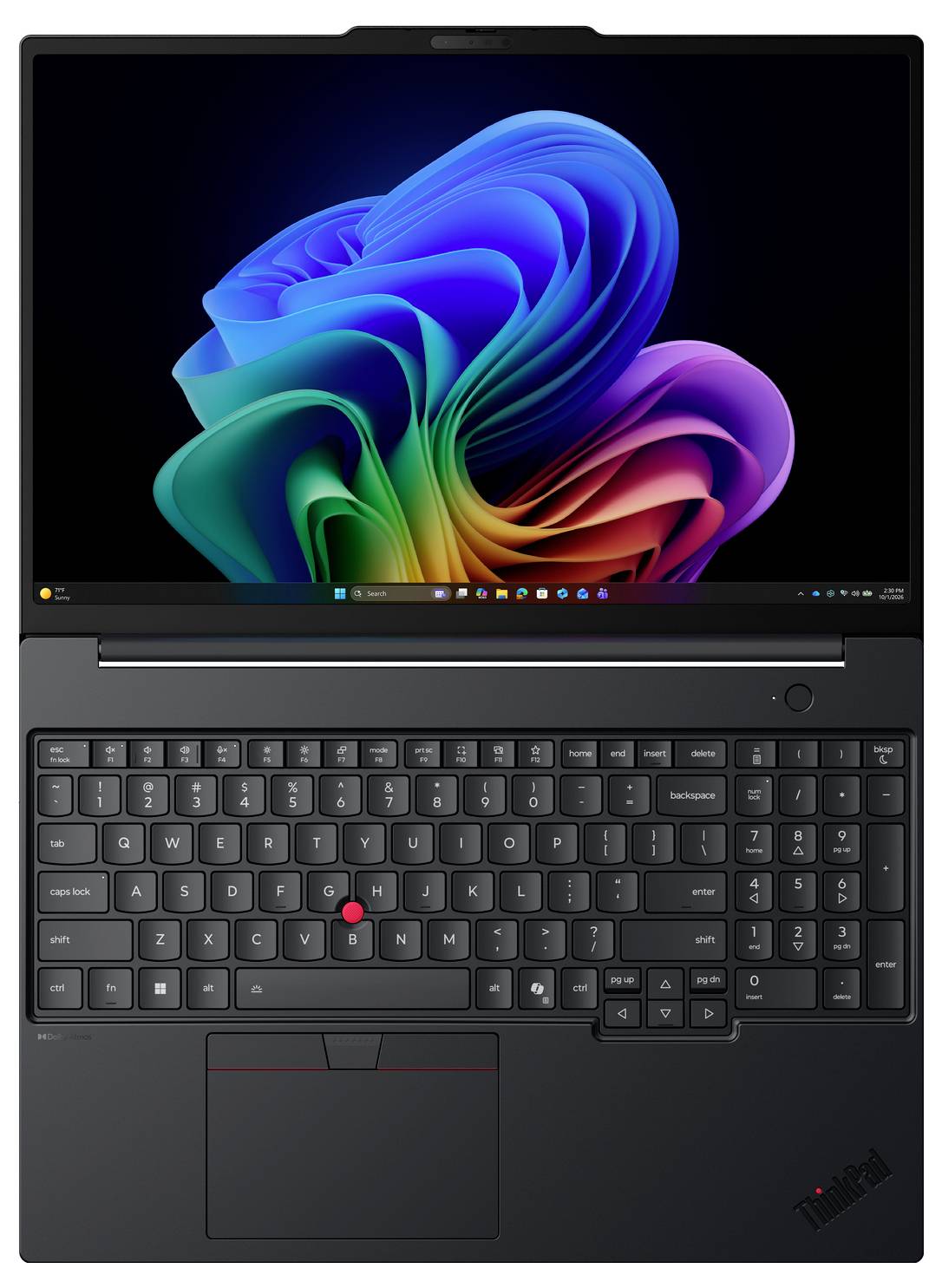 Lenovo Notebook 40.6 cm (16 Zoll) WUXGA 215 16 GB RAM 512 GB SSD Deutsch, QWERTZ AMD AMD Radeon Schwarz 22AN001WGE