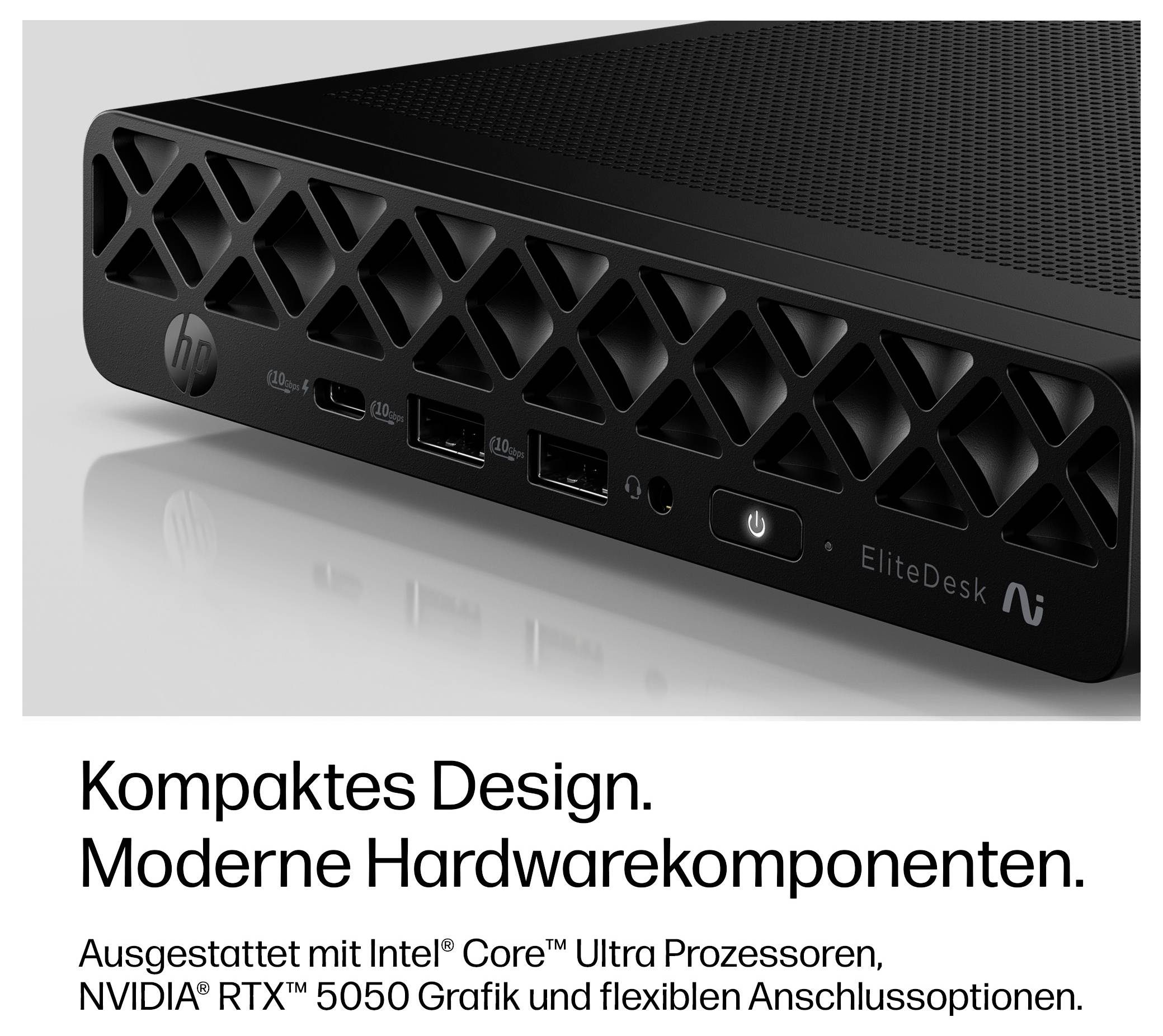 HP Workstation Mini PC HP EliteDesk 8 Mini G2i U5 16/512GB 322 4.4 GHz 16 GB RAM 512 GB SSD Intel Intel-Grafik DL8T6ET