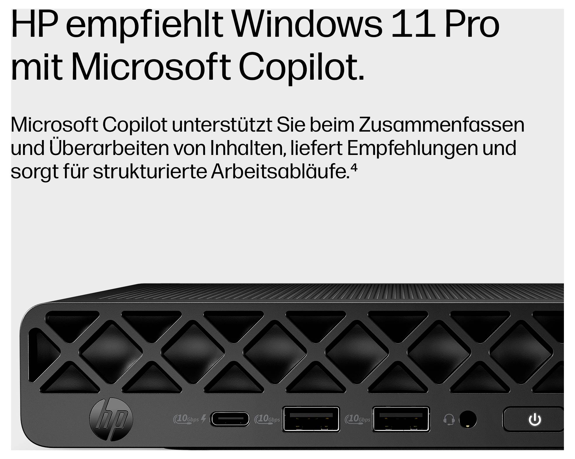 HP Workstation Mini PC HP EliteDesk 8 Mini G2i U5 16/512GB 322 4.4 GHz 16 GB RAM 512 GB SSD Intel Intel-Grafik DL8T6ET