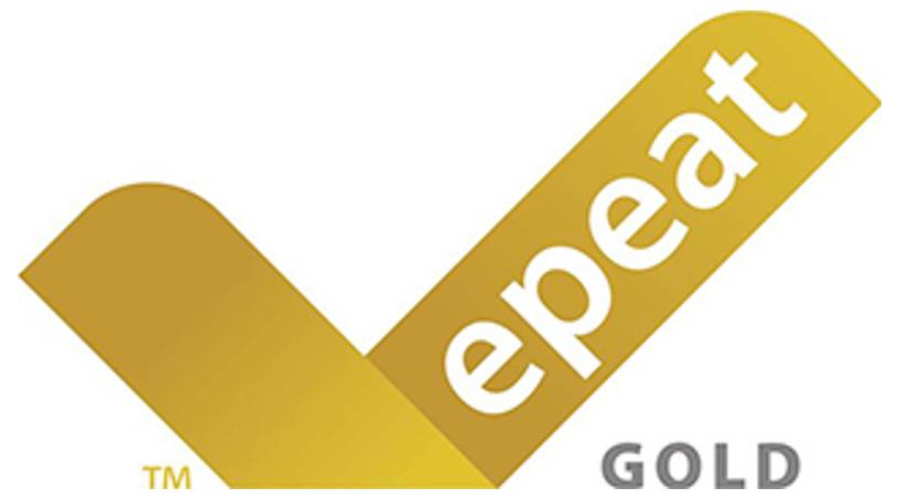 EPEAT Gold Umweltsiegel-Logo mit dem Wort „EPEAT
