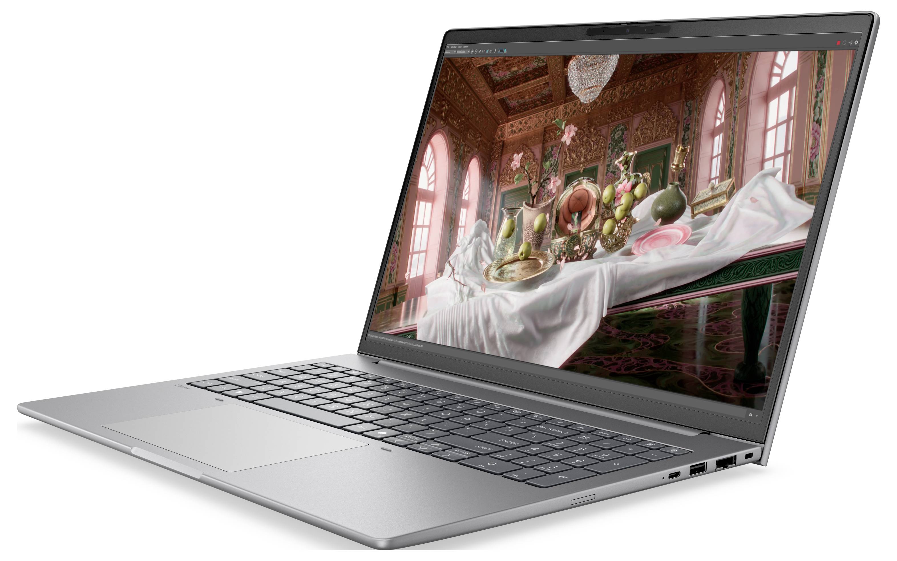 HP Workstation Notebook ZBook 8 G2a 40.6cm (16 Zoll) WUXGA 32GB RAM 1TB SSD Deutsch, QWERTZ AMD AMD Radeon Graphics Silber DK3E2