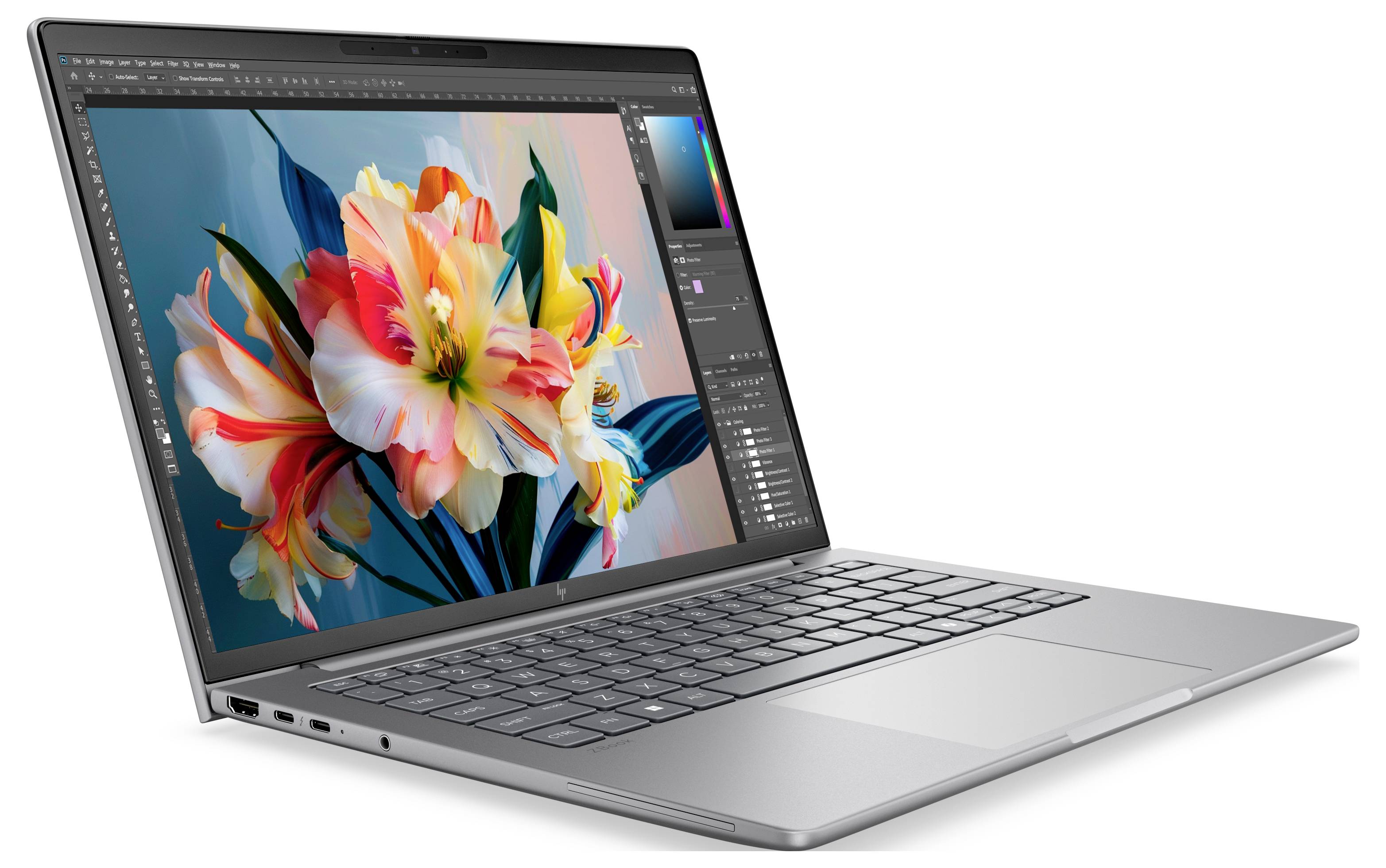 HP Notebook 35.6cm (14 Zoll) 2.5K 356H 6GB RAM 1TB SSD Deutsch, QWERTZ Intel Intel-Grafik GDDR7 Silber DK2Z9ET