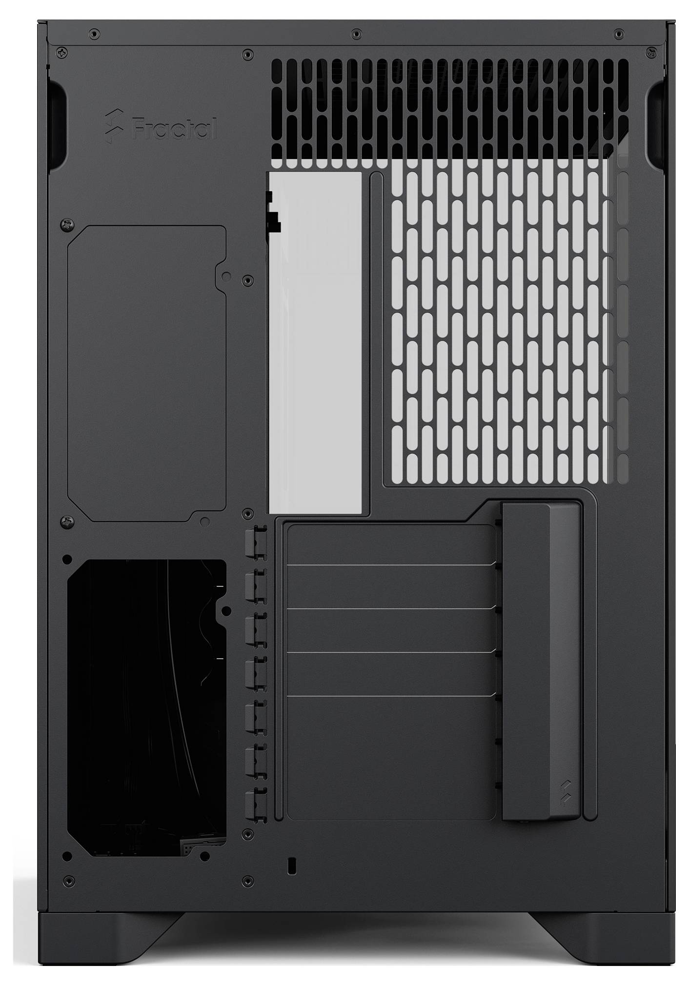 Fractal Design Geh Pop 2 Vision Black Midi-Tower PC-Gehäuse Schwarz 4 vorinstallierte Lüfter, Staubfilter, Seitenfenster