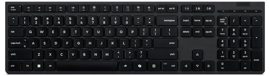 Lenovo Bluetooth®, Funk Tastatur Deutsch, QWERTZ mit numerischer Tastatur