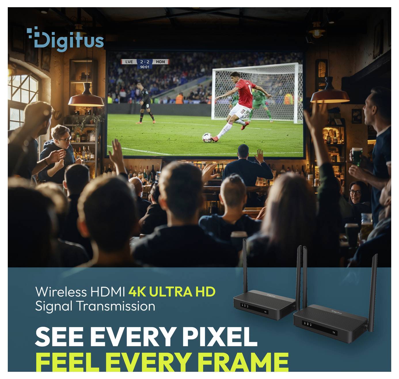 Digitus USB-A, USB-A (USB 1.1), HDMI®, HDMI® Eingang 100m