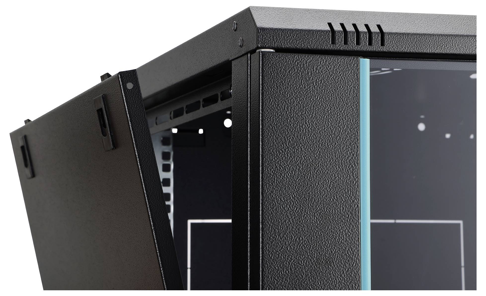 Digitus DN-37107 19 Zoll Netzwerkschrank 9 HE Schwarz, Schwarz (RAL 9005)