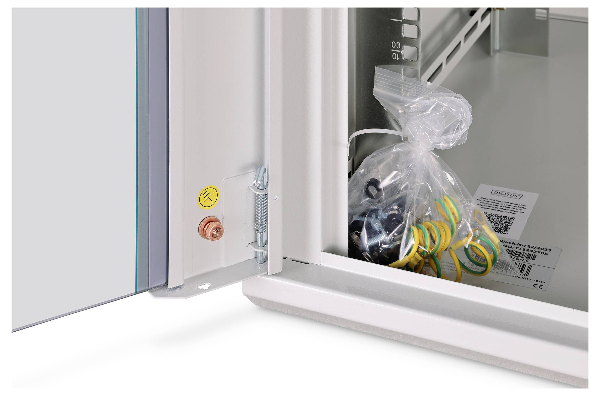 Digitus DN-37110 19 Zoll Netzwerkschrank 12 HE Grau, Grau (RAL 7035), Lichtgrau, Lichtgrau (RAL 7035)